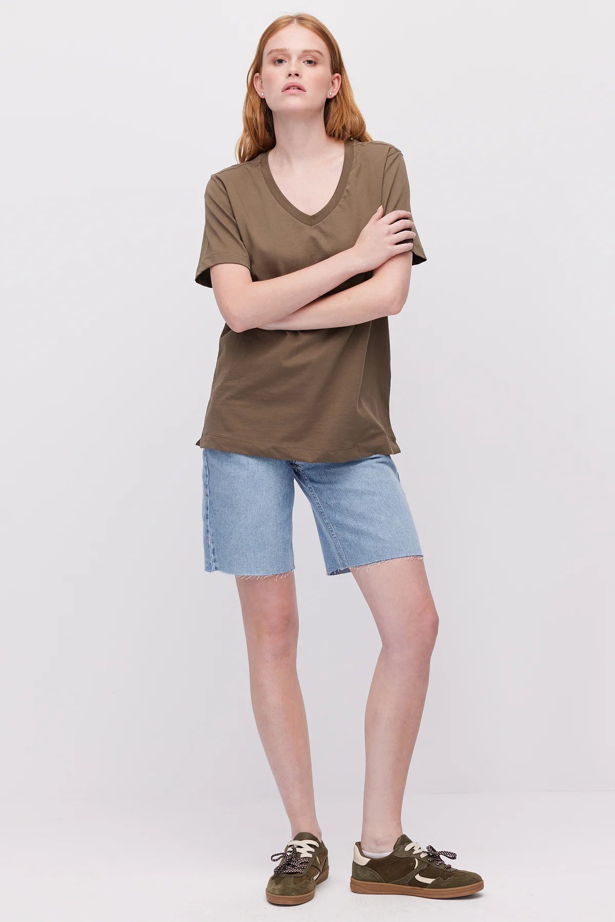 Women's V-Neck Basic T-Shirt