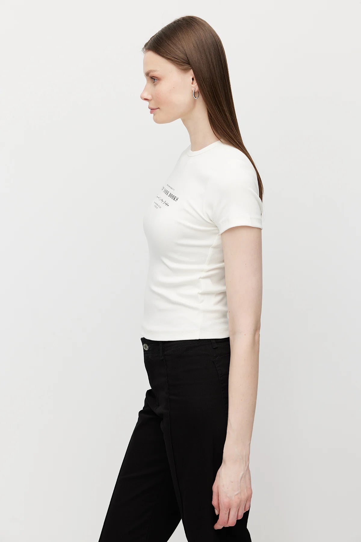 Women's Printed Crew Neck