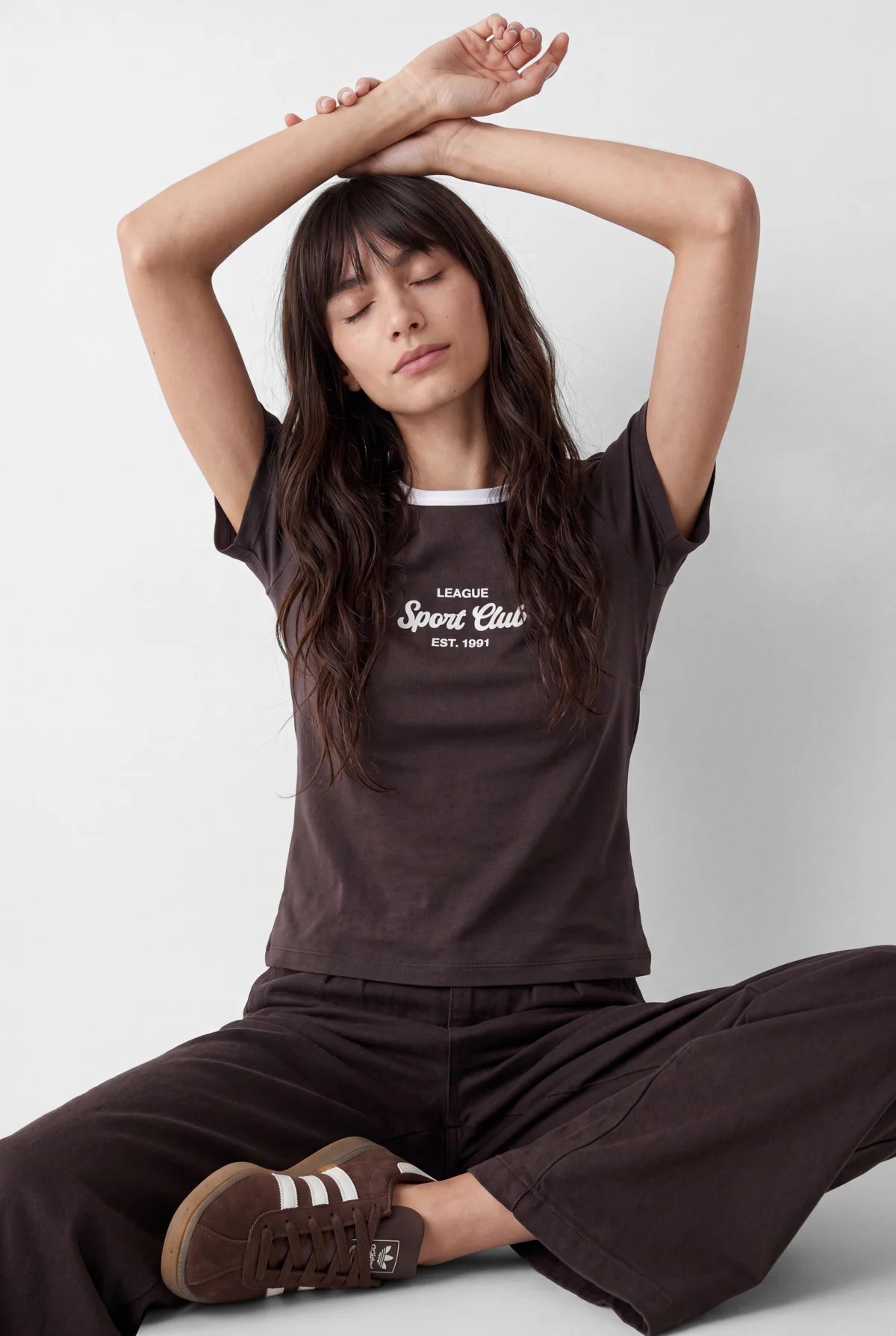 Women's Contrast Collar T-Shirt
