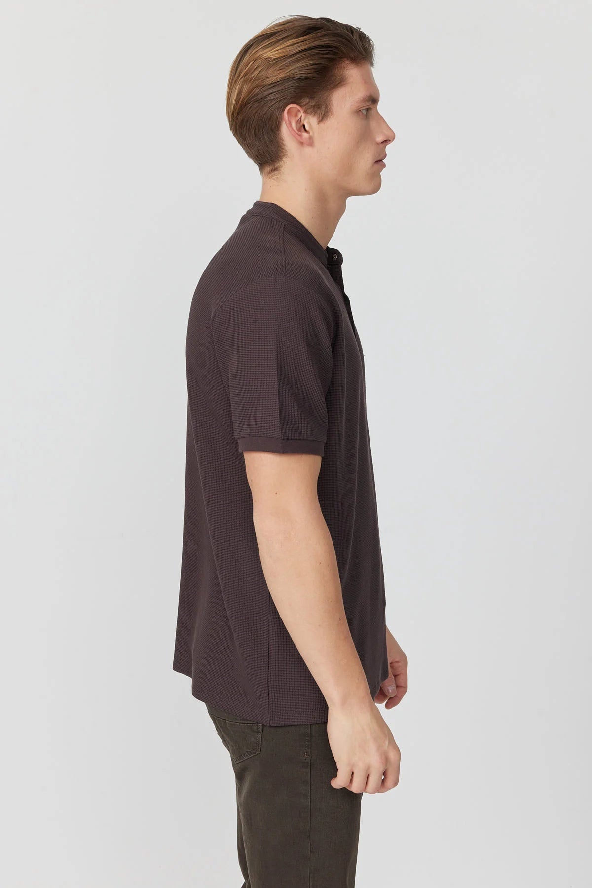 Men's Mandarin Collar T-shirt
