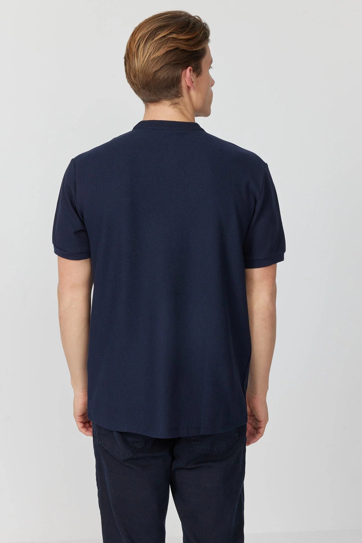 Men's Mandarin Collar T-shirt