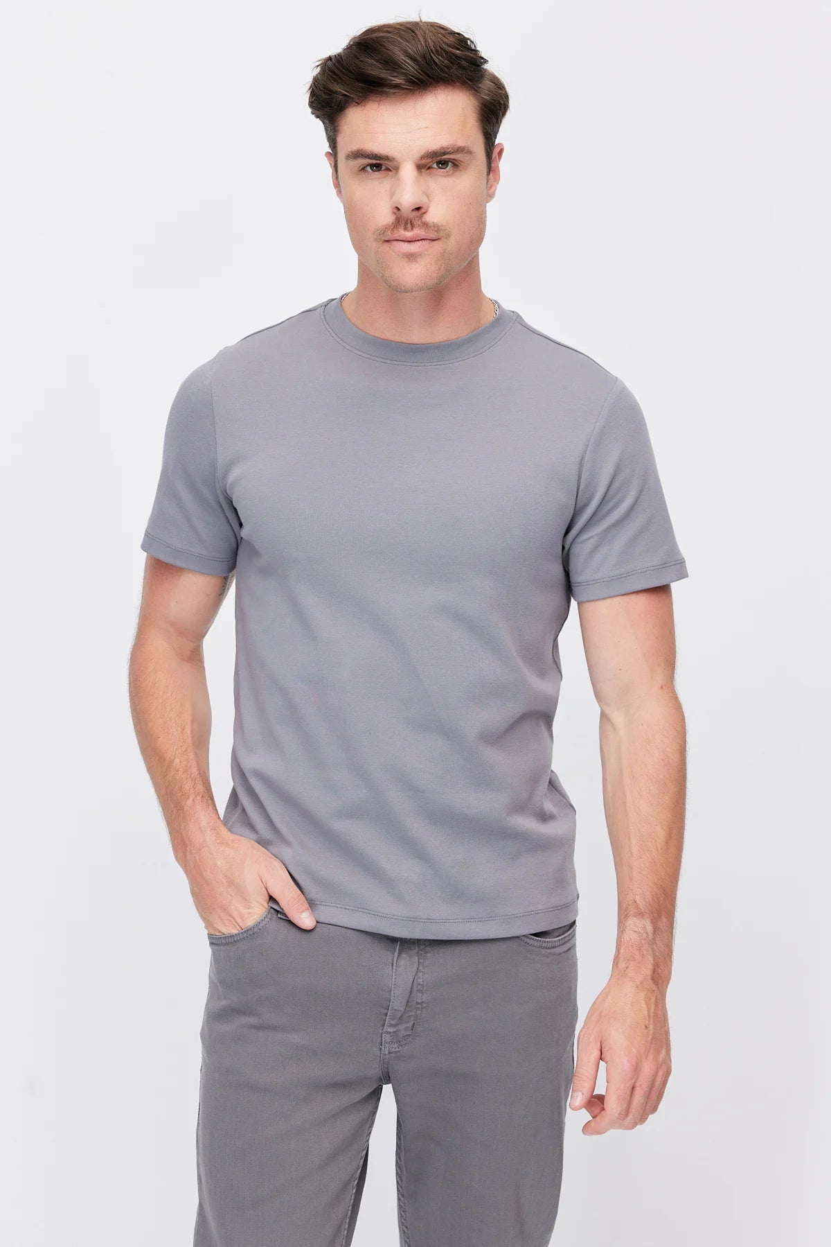 Men's Plain Basic T-shirt