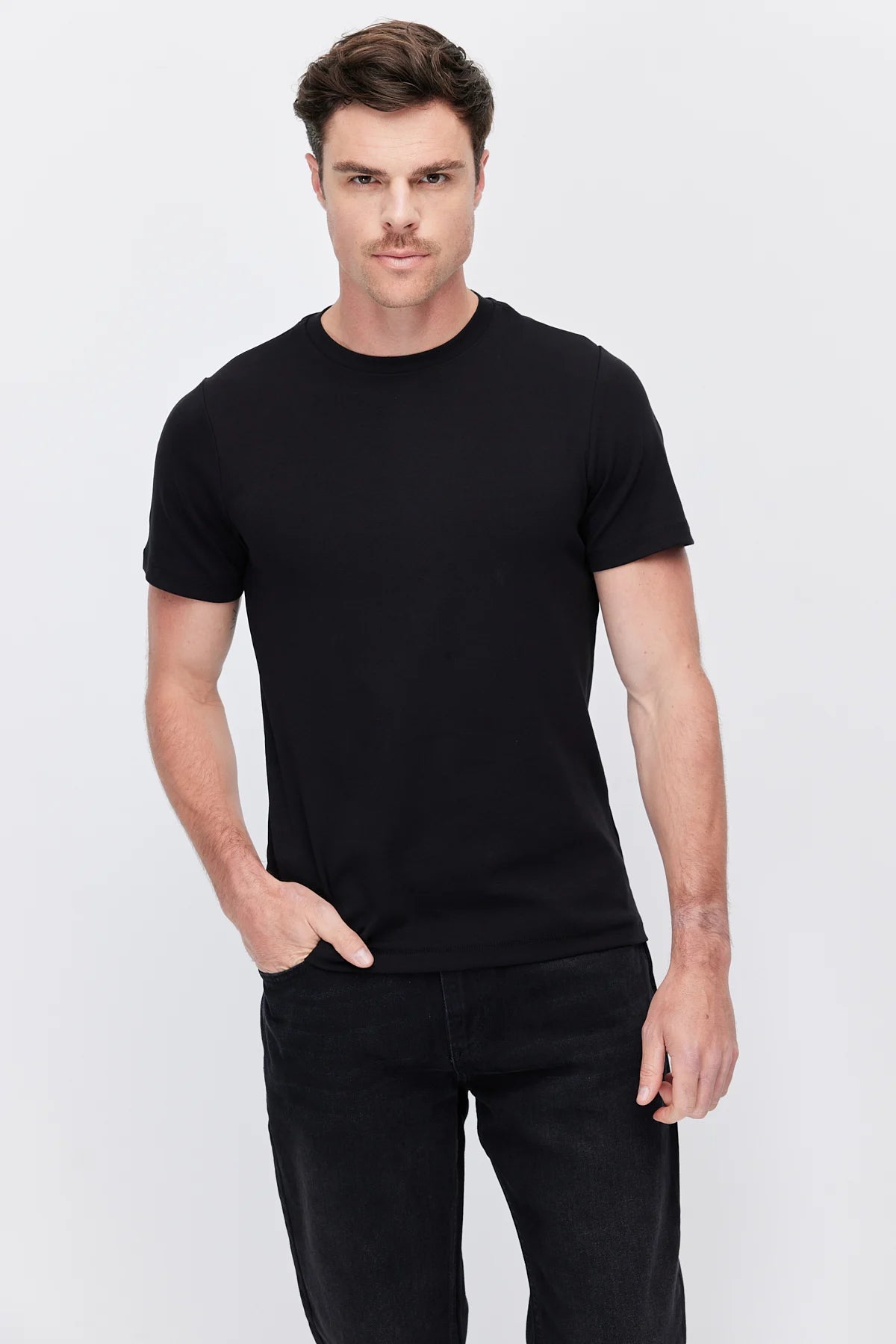 Men's Plain Basic T-shirt