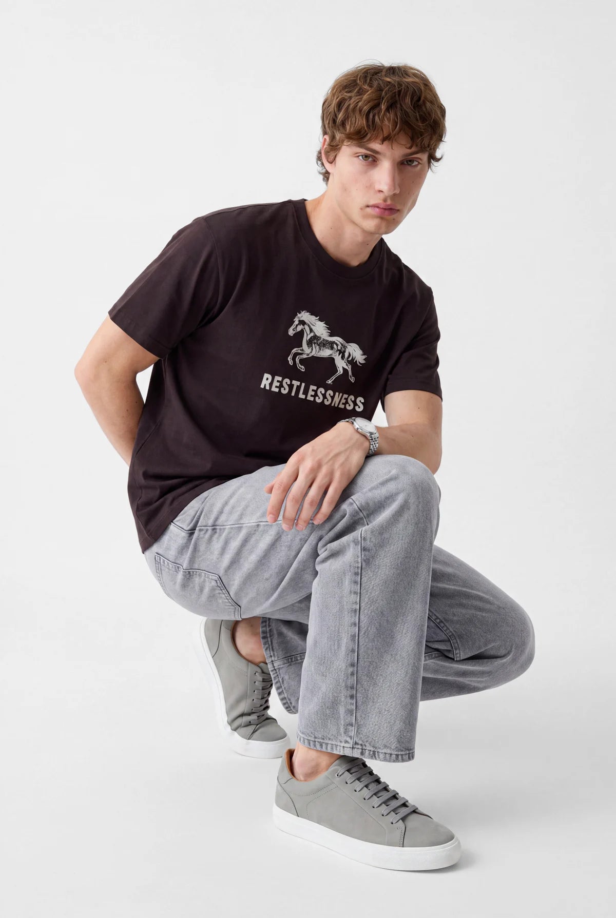 Men's Printed Oversize T-Shirt