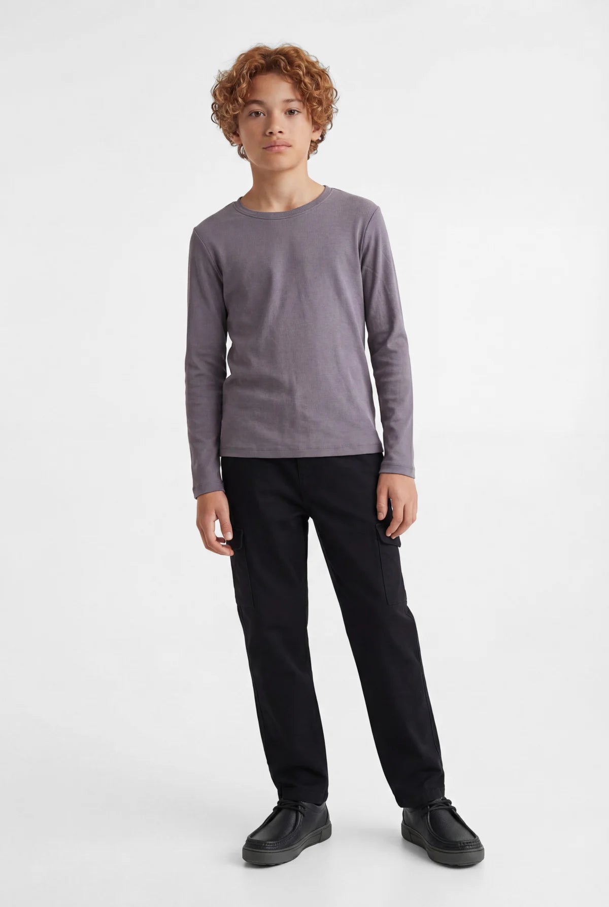 Boys' Basic Long-Sleeve T-shirt