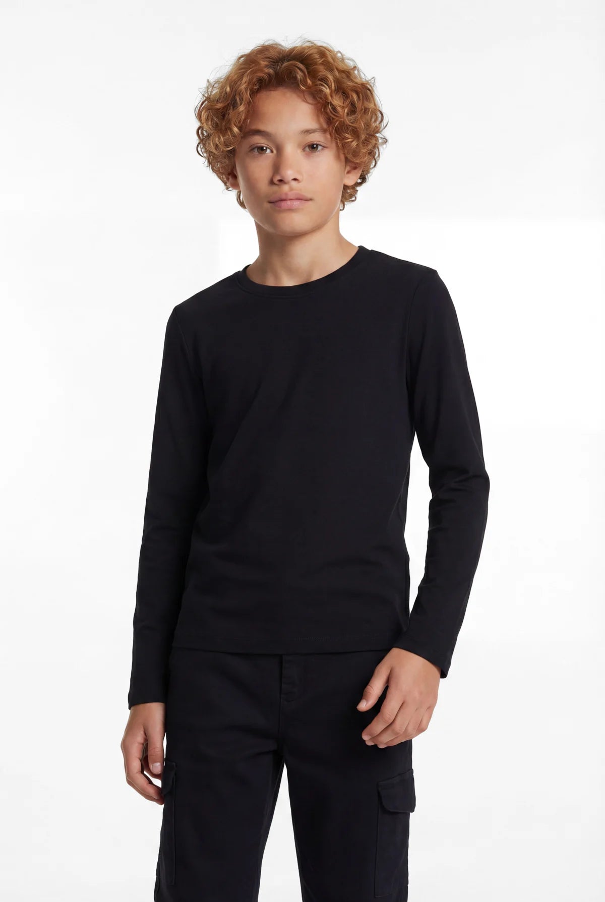 Boys' Basic Long-Sleeve T-shirt