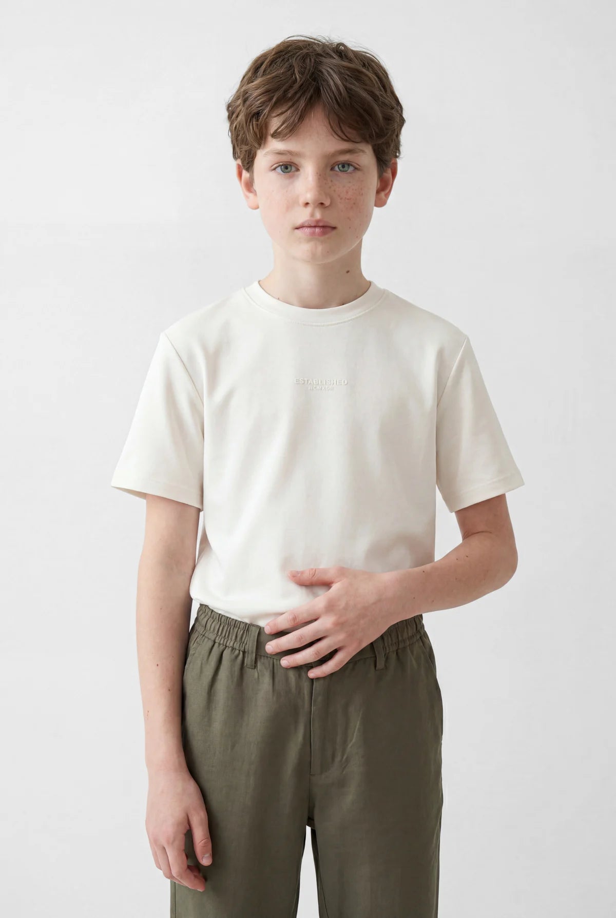 Boys' Regular Minimal Print T-Shirt