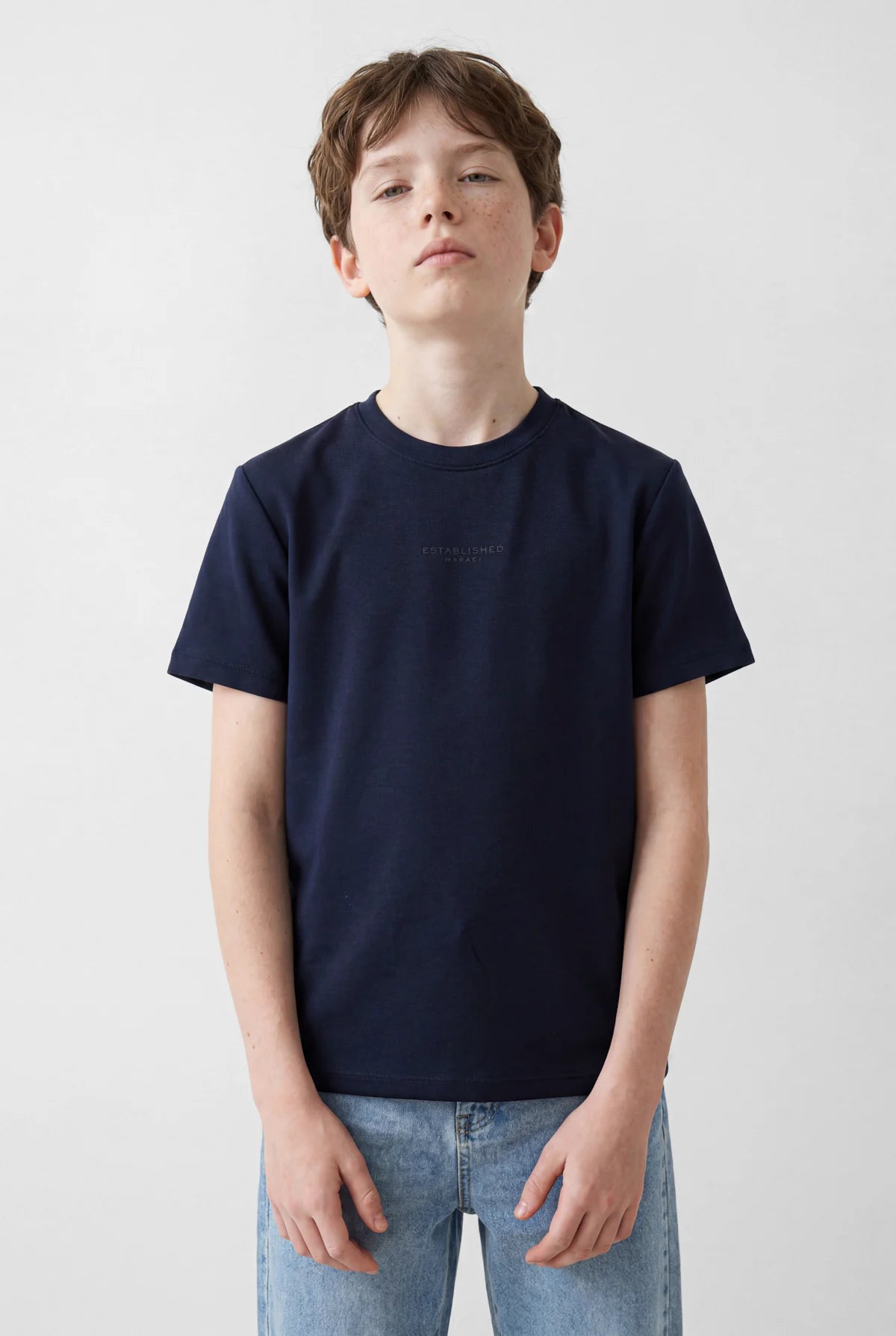 Boys' Regular Minimal Print T-Shirt