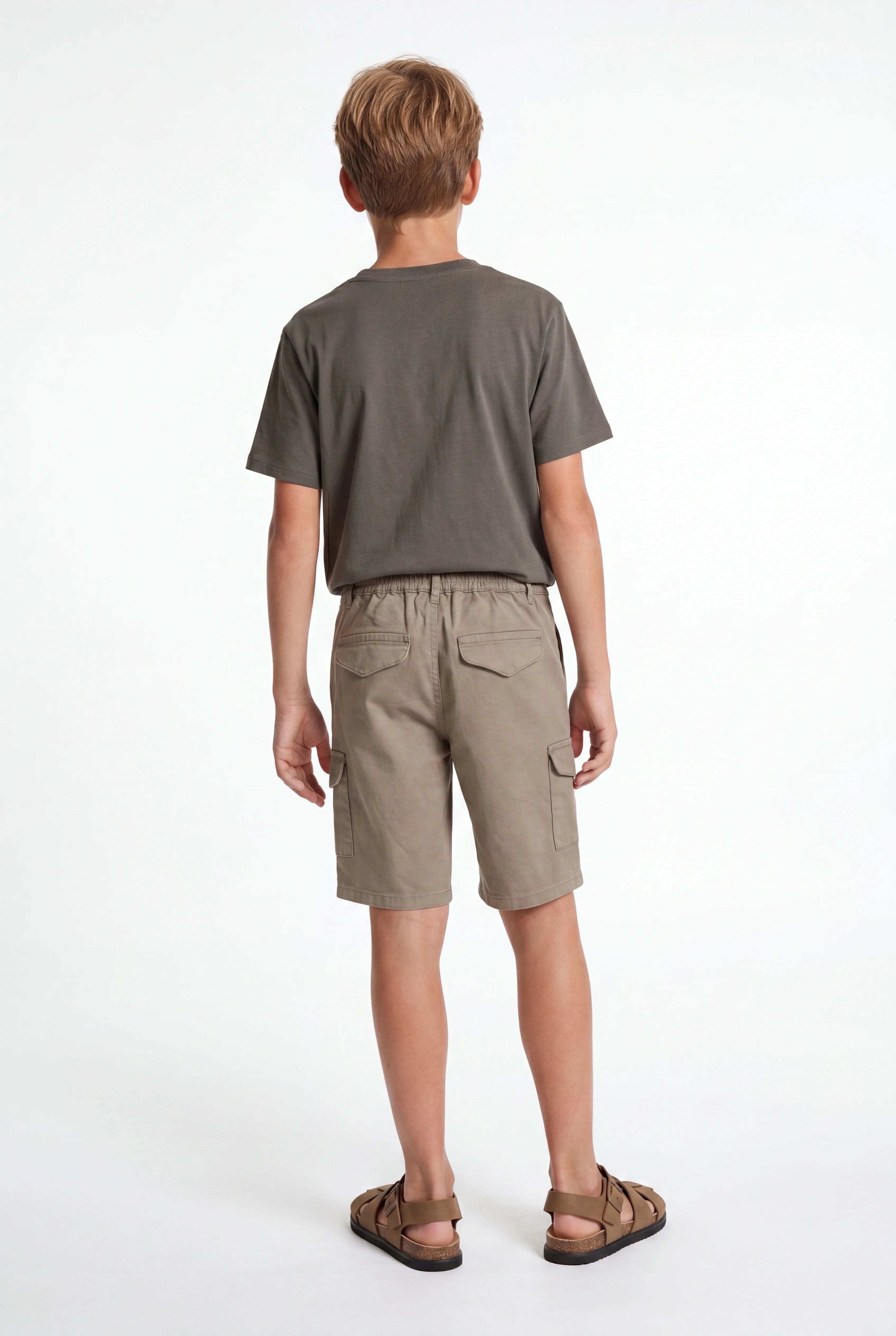 Boys' Crew Neck Basic T-shirt