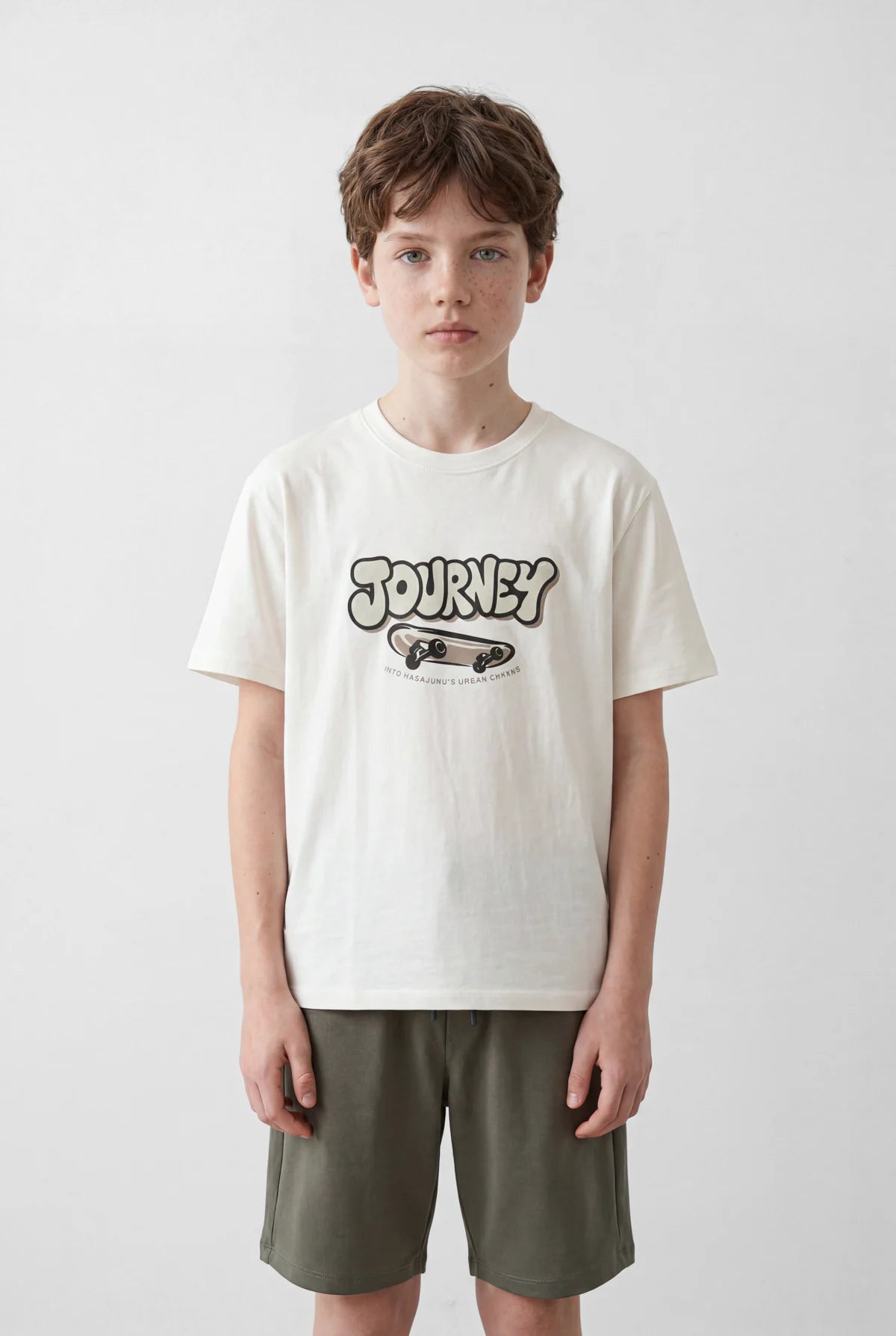 Boys' Oversize Printed T-Shirt