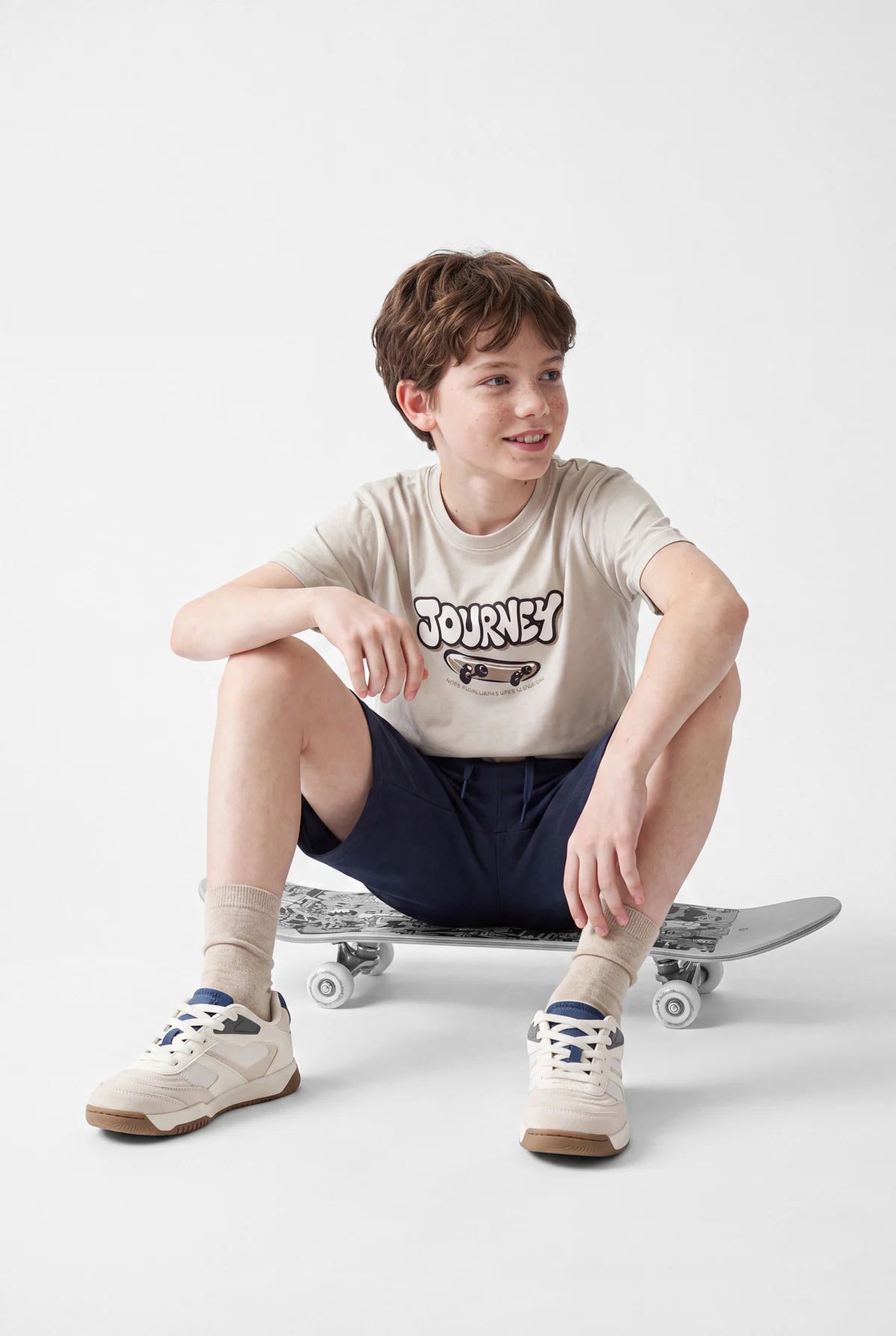 Boys' Oversize Printed T-Shirt
