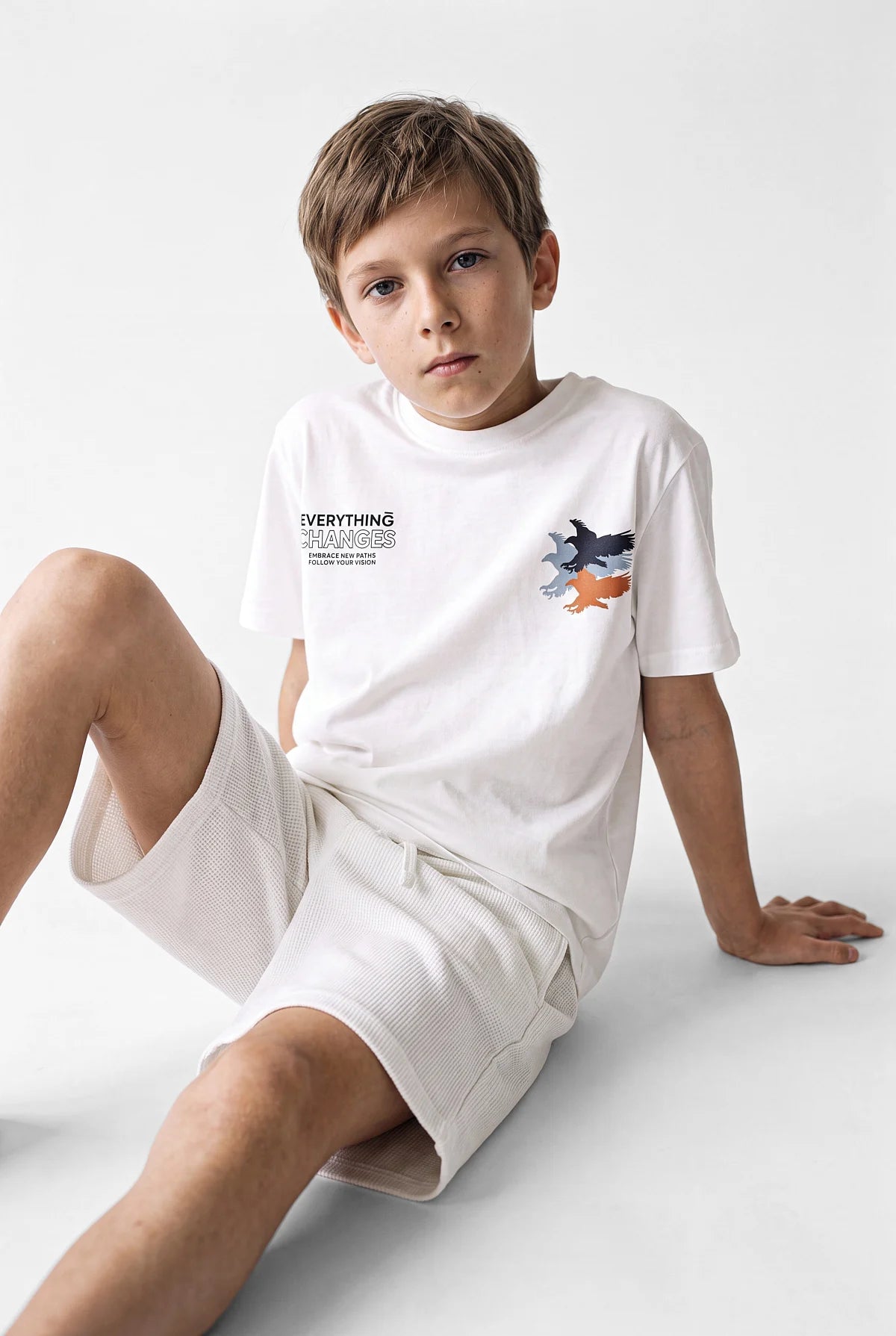 Boys' Crew Neck Oversize T-Shirt