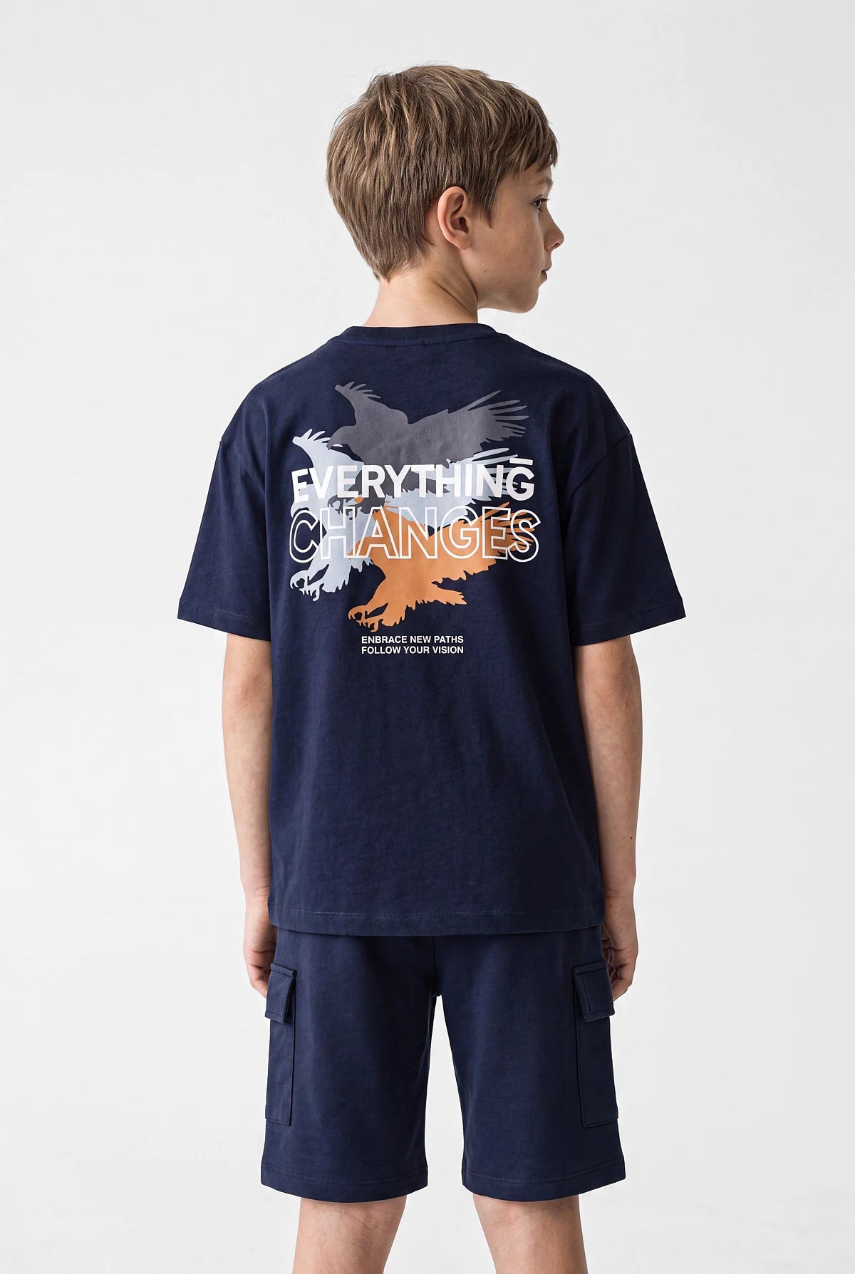 Boys' Crew Neck Oversize T-Shirt