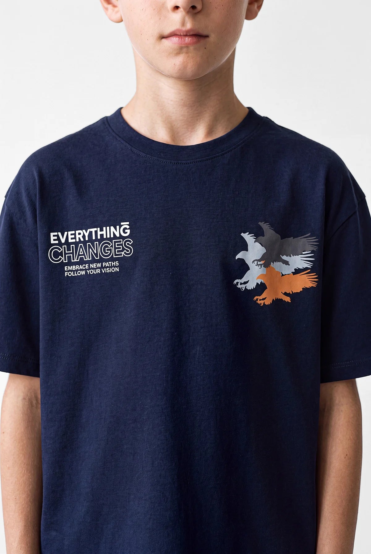 Boys' Crew Neck Oversize T-Shirt