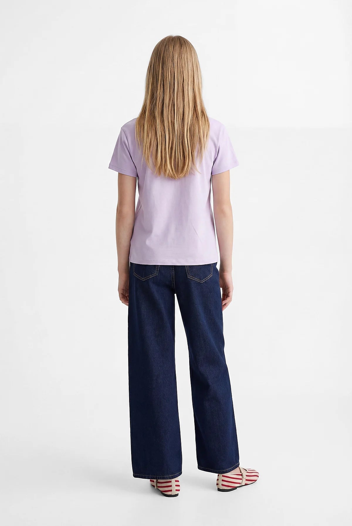 Girls' Printed Basic T-shirt