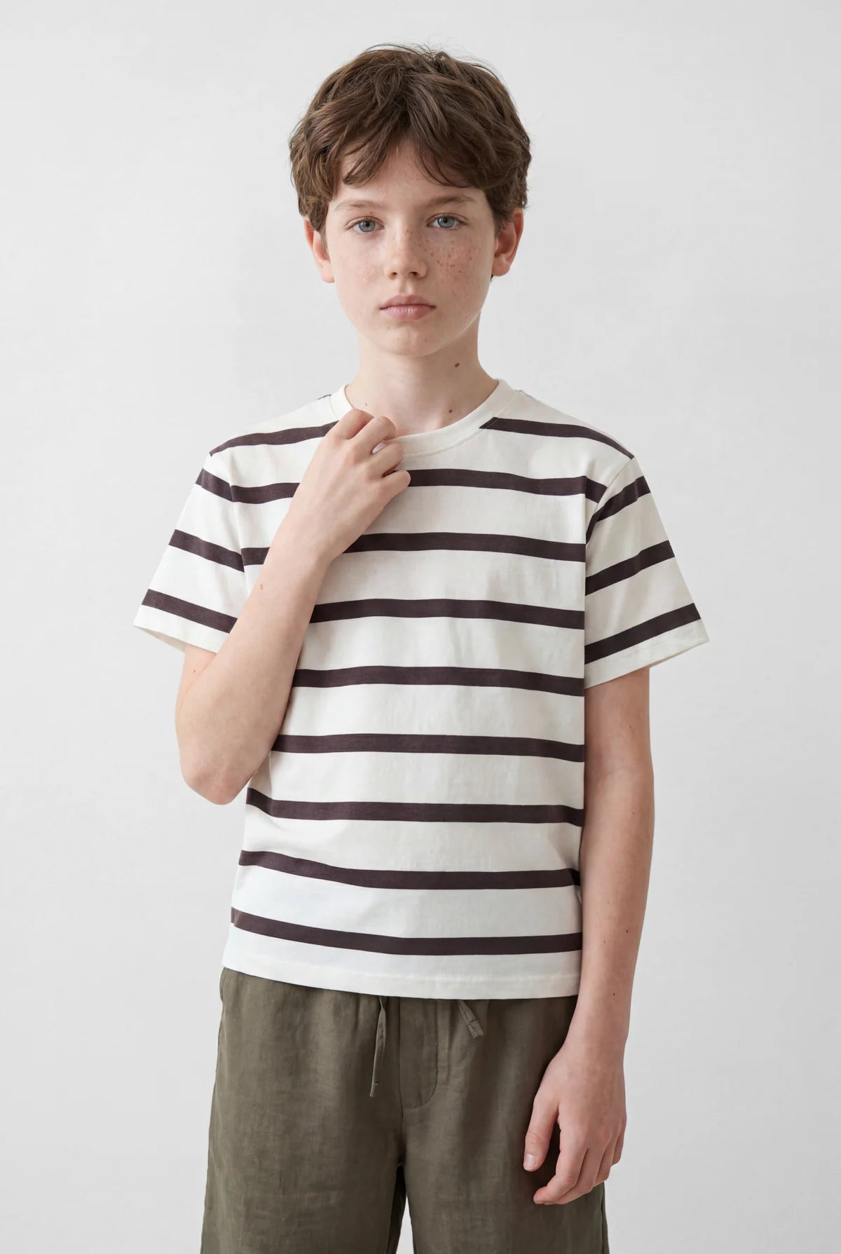 Boys' Oversize Striped T-Shirt