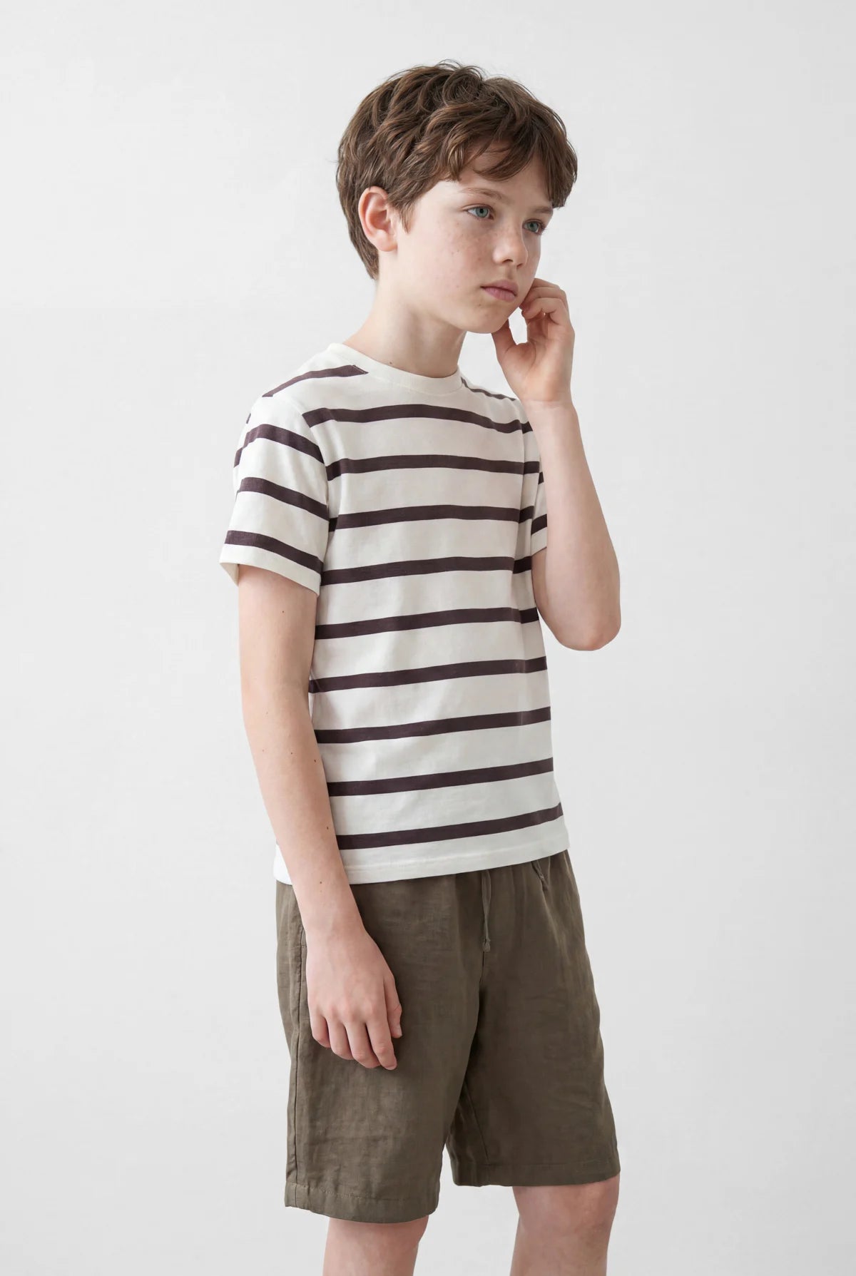 Boys' Oversize Striped T-Shirt