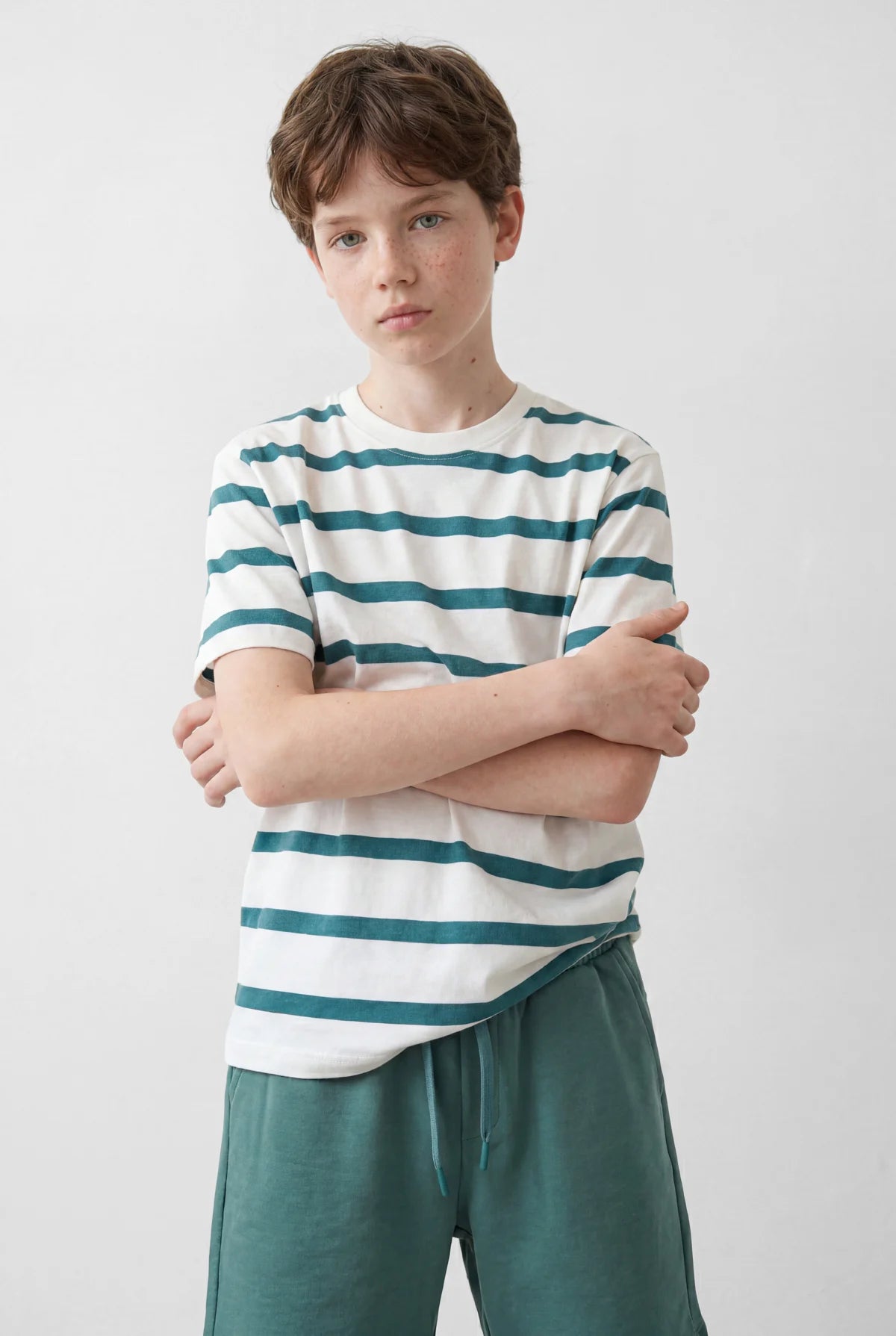 Boys' Oversize Striped T-Shirt