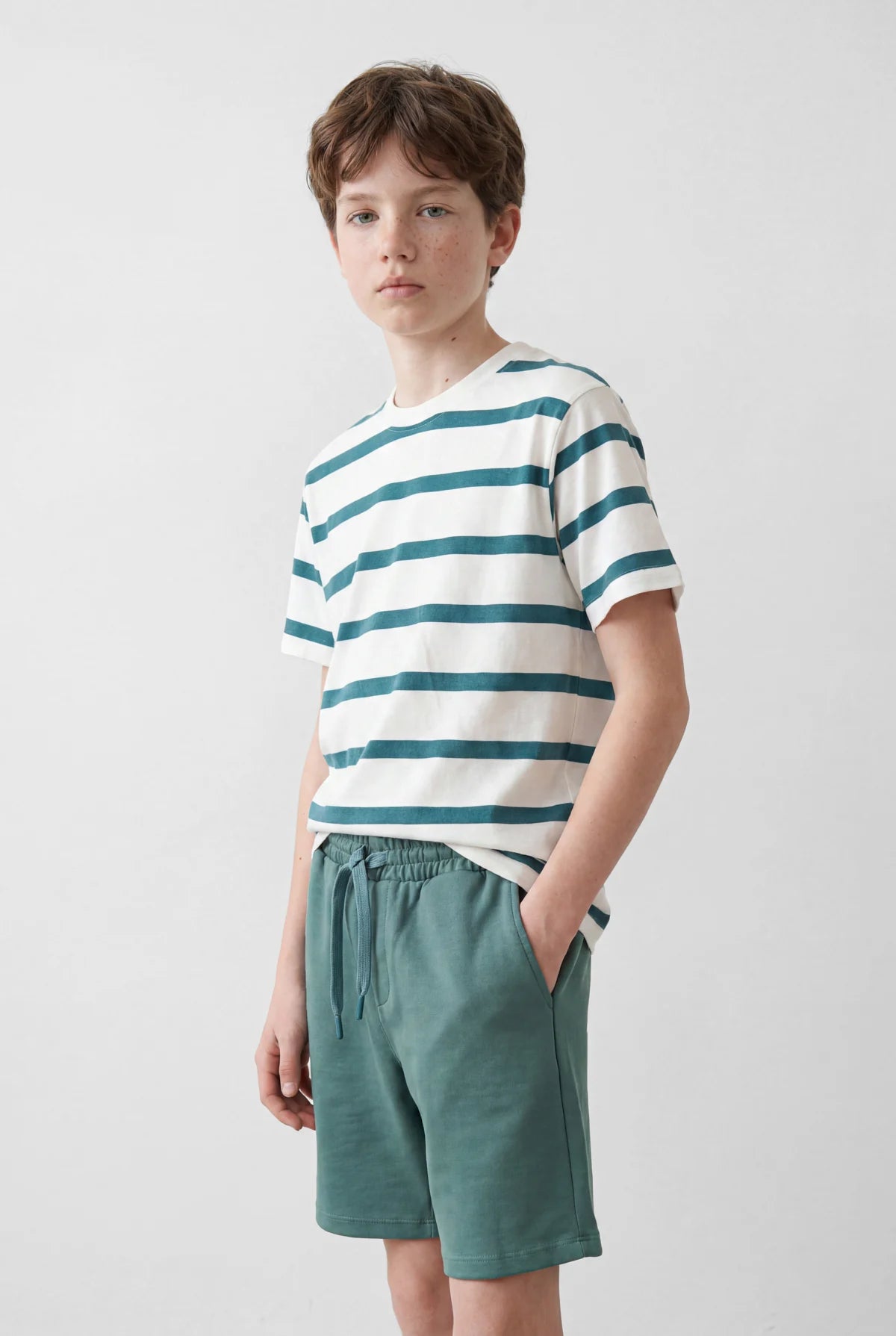 Boys' Oversize Striped T-Shirt