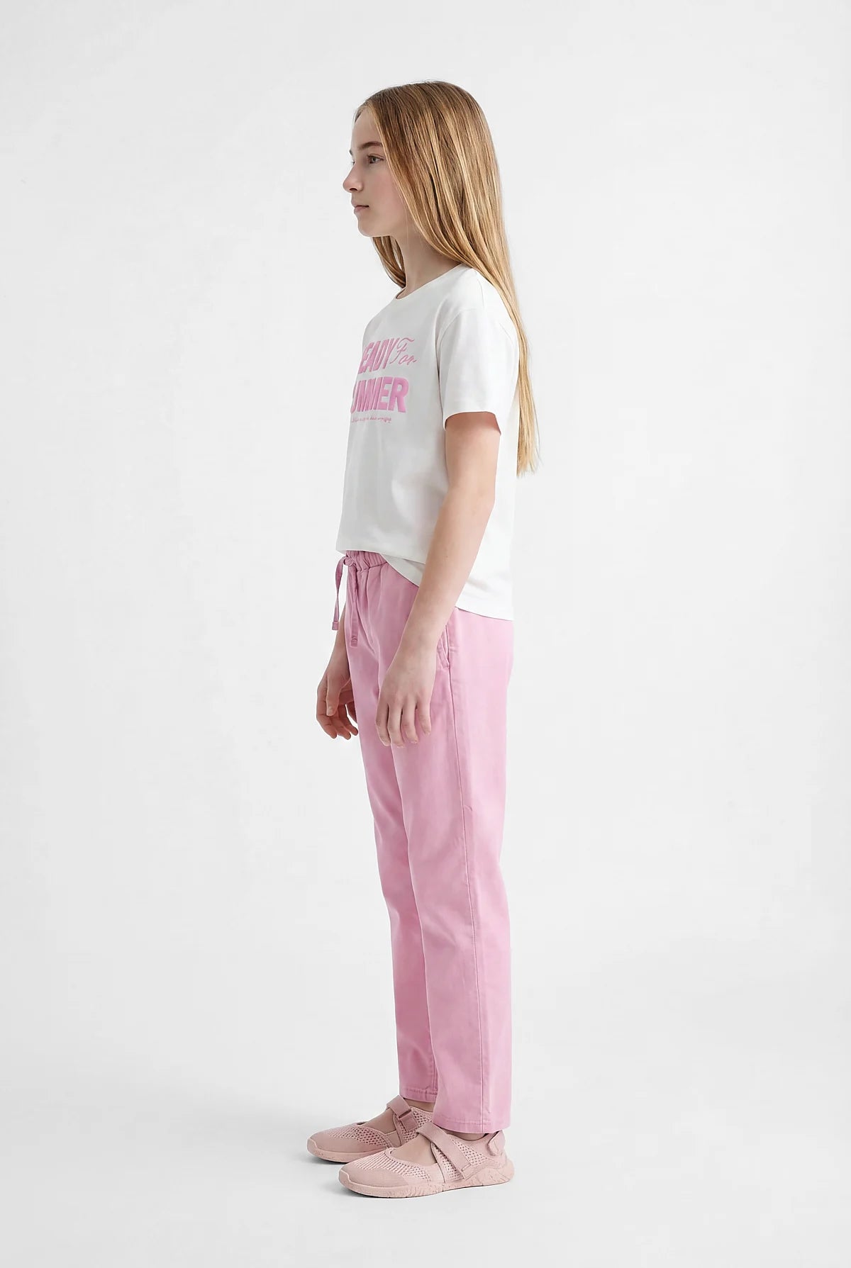 Girls' Crew Neck Printed T-shirt