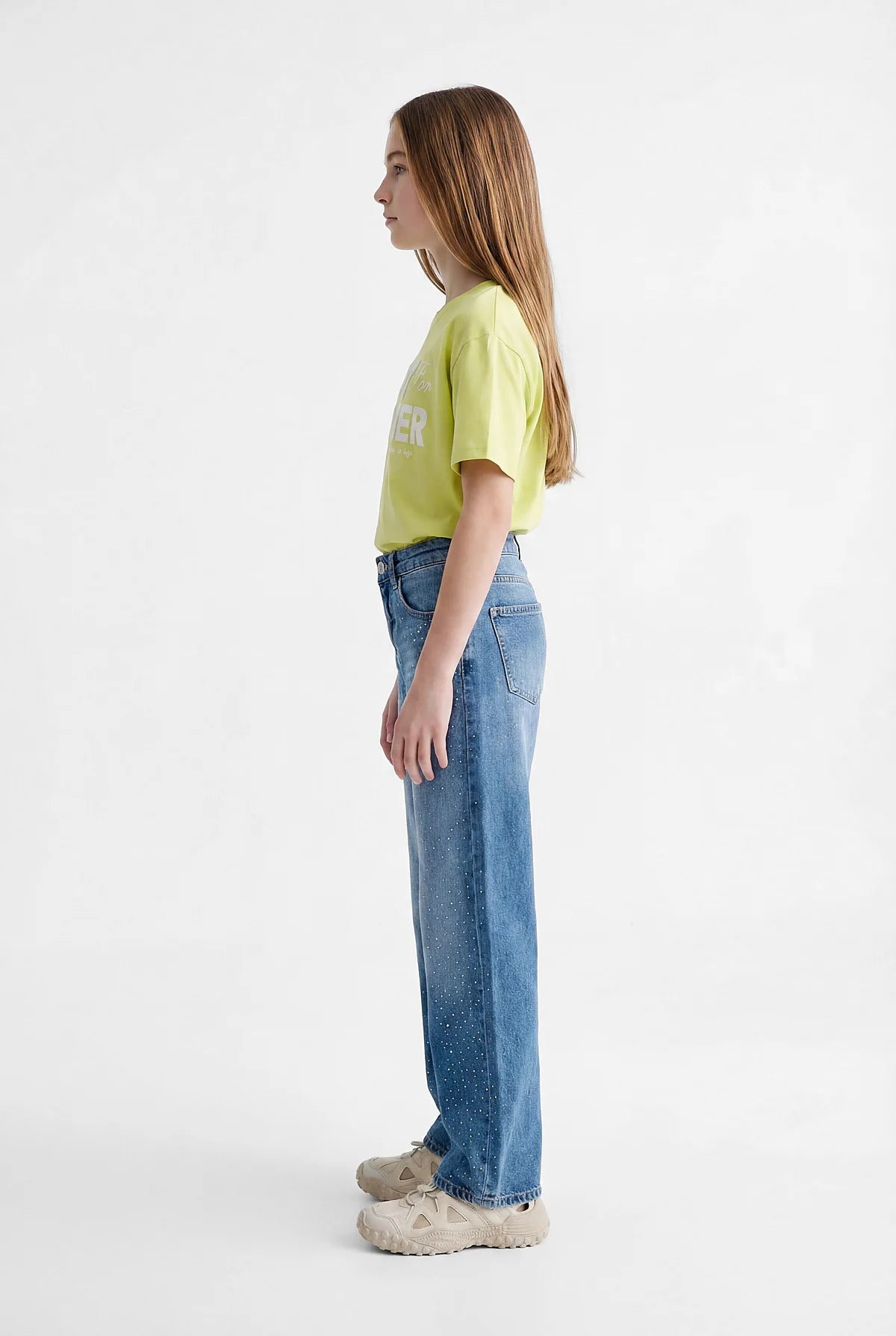 Girls' Crew Neck Printed T-shirt