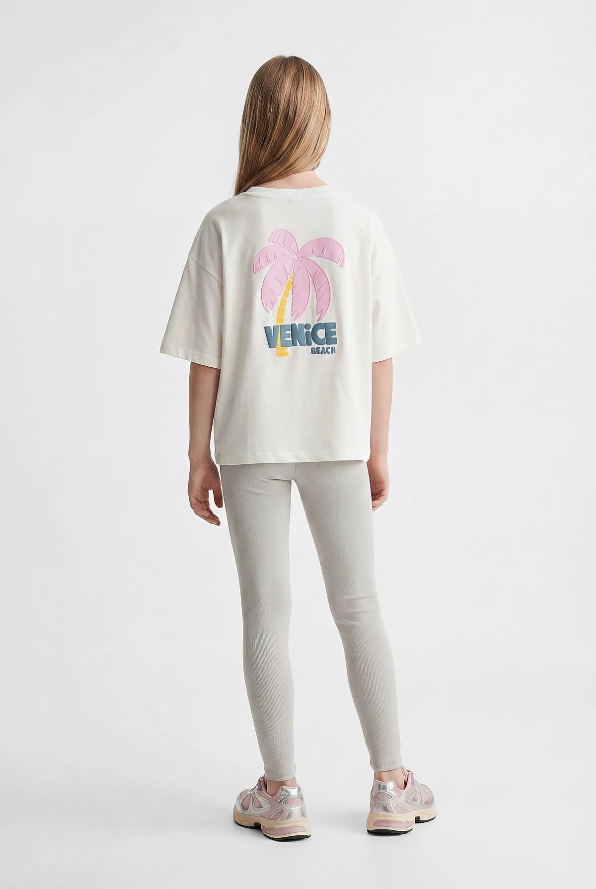 Girl's Printed Basic T-shirt
