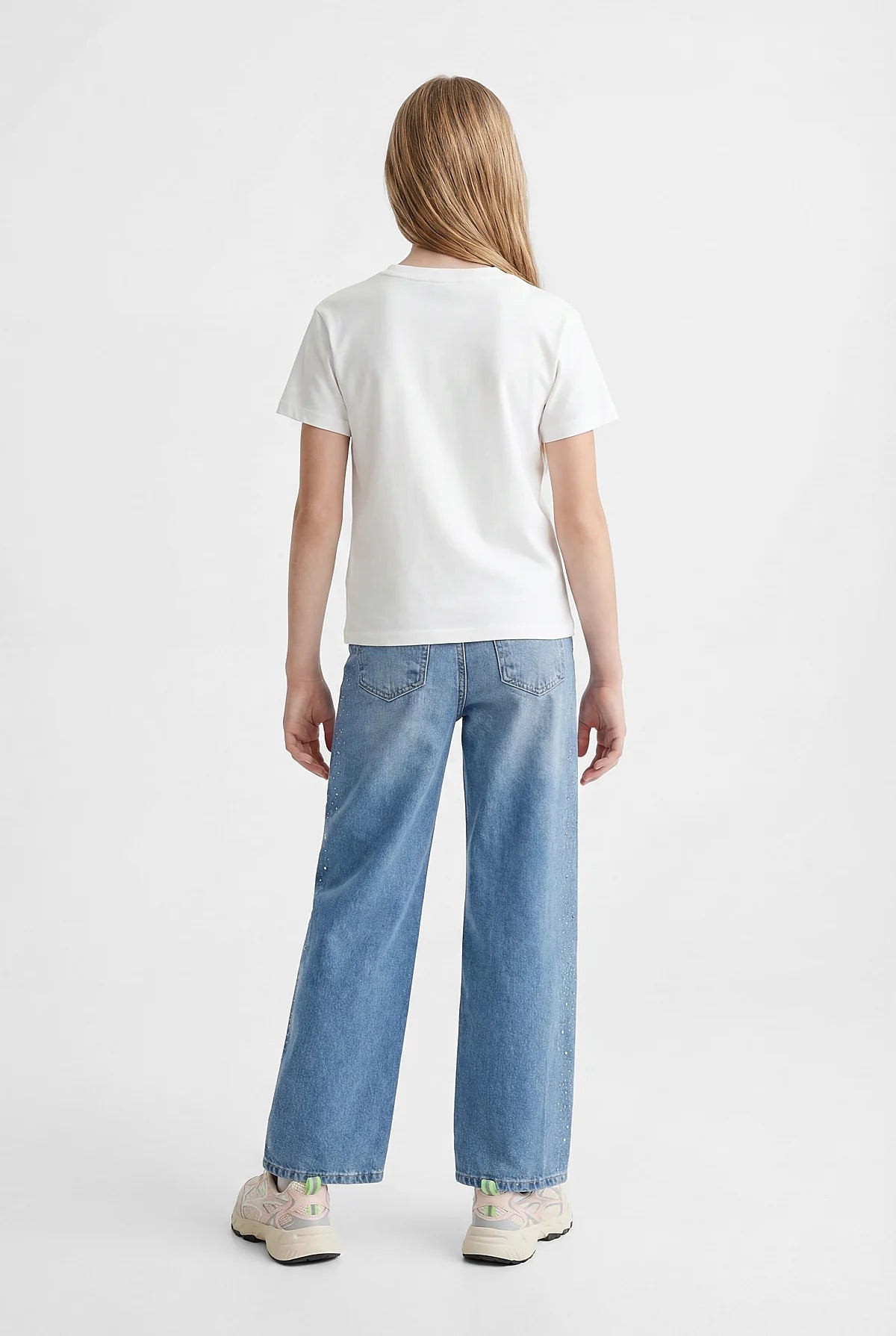 Girls' Crew Neck Printed T-shirt