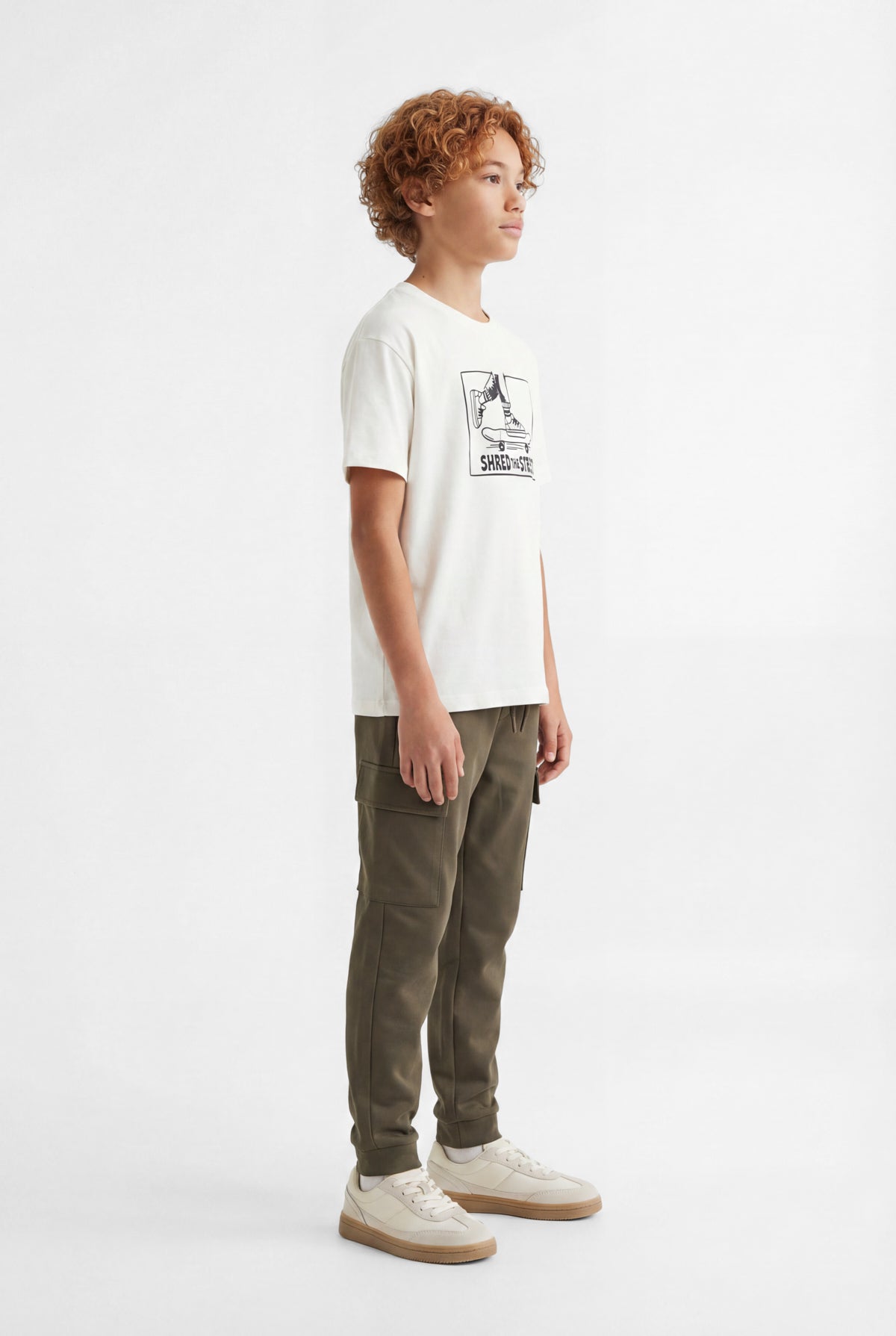 Boys' Oversize Printed T-shirt