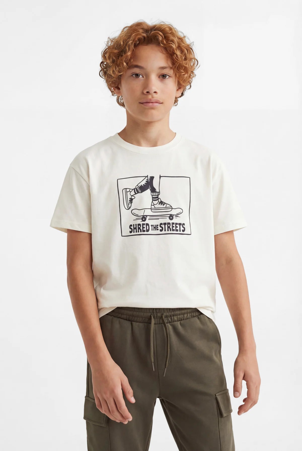 Boys' Oversize Printed T-shirt