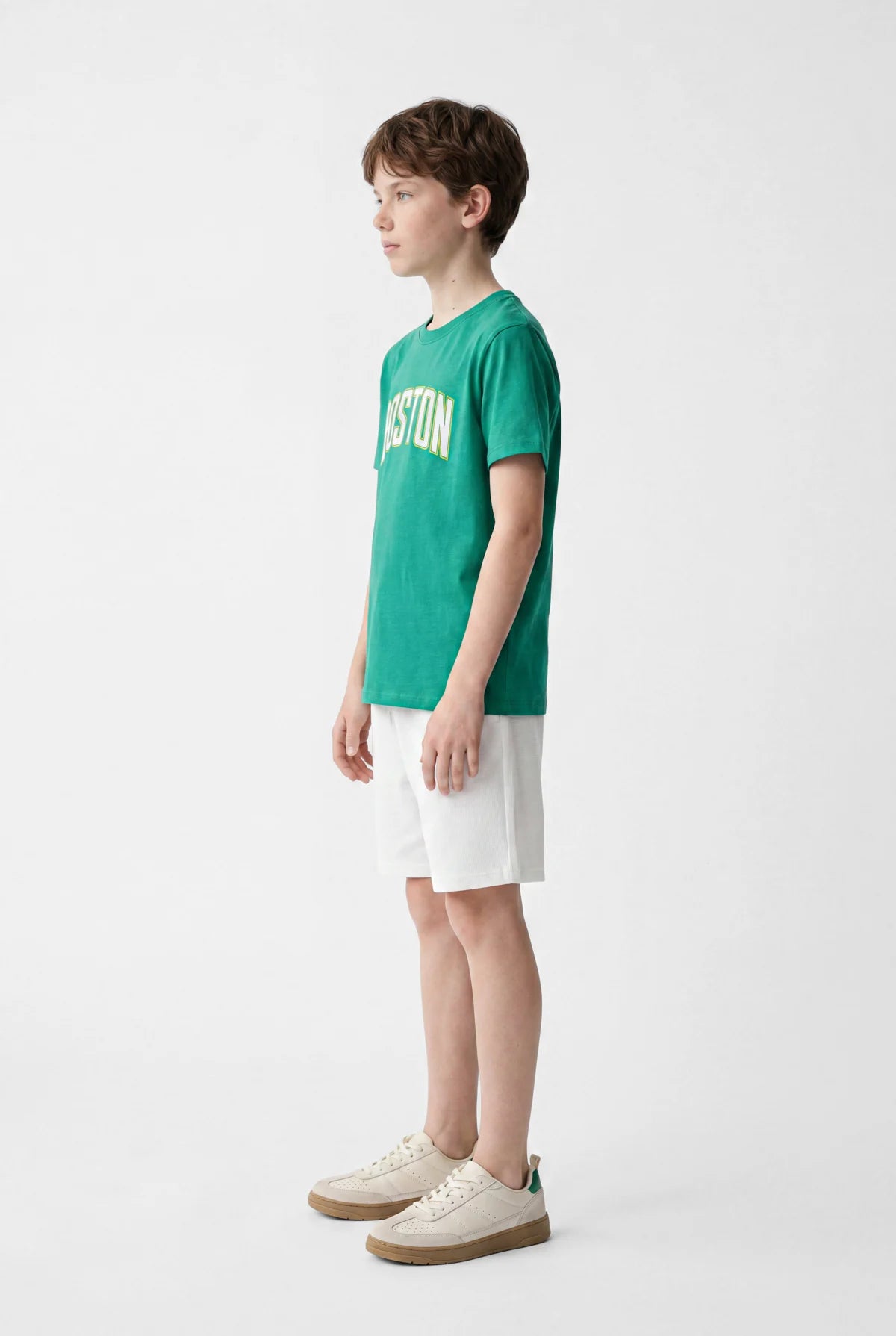 Boys' Crew Neck Basic T-shirt