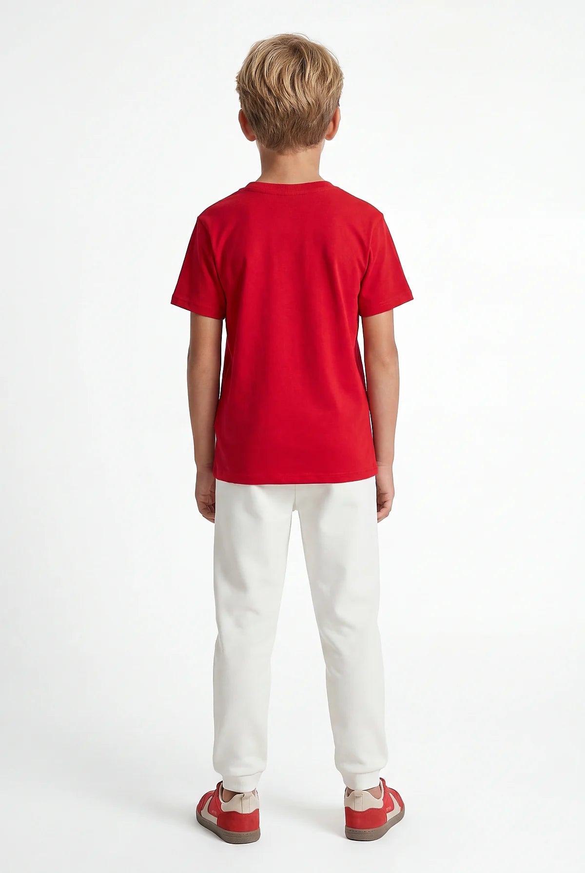 Boys' Crew Neck Basic T-shirt