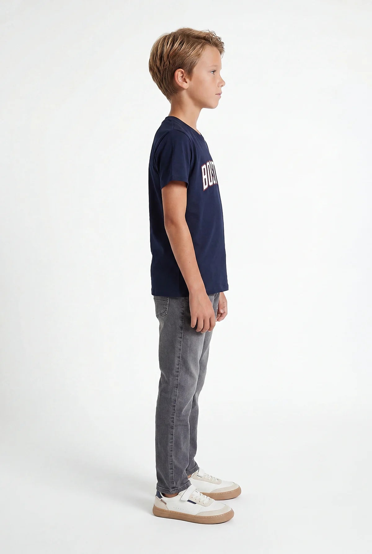 Boys' Crew Neck Basic T-shirt