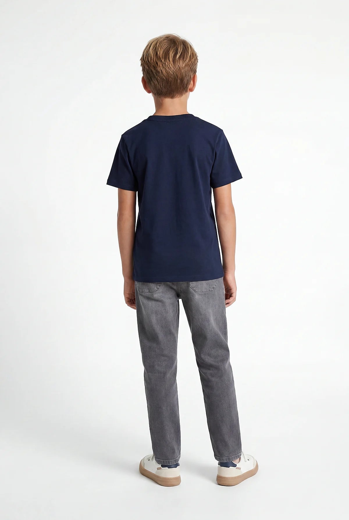 Boys' Crew Neck Basic T-shirt