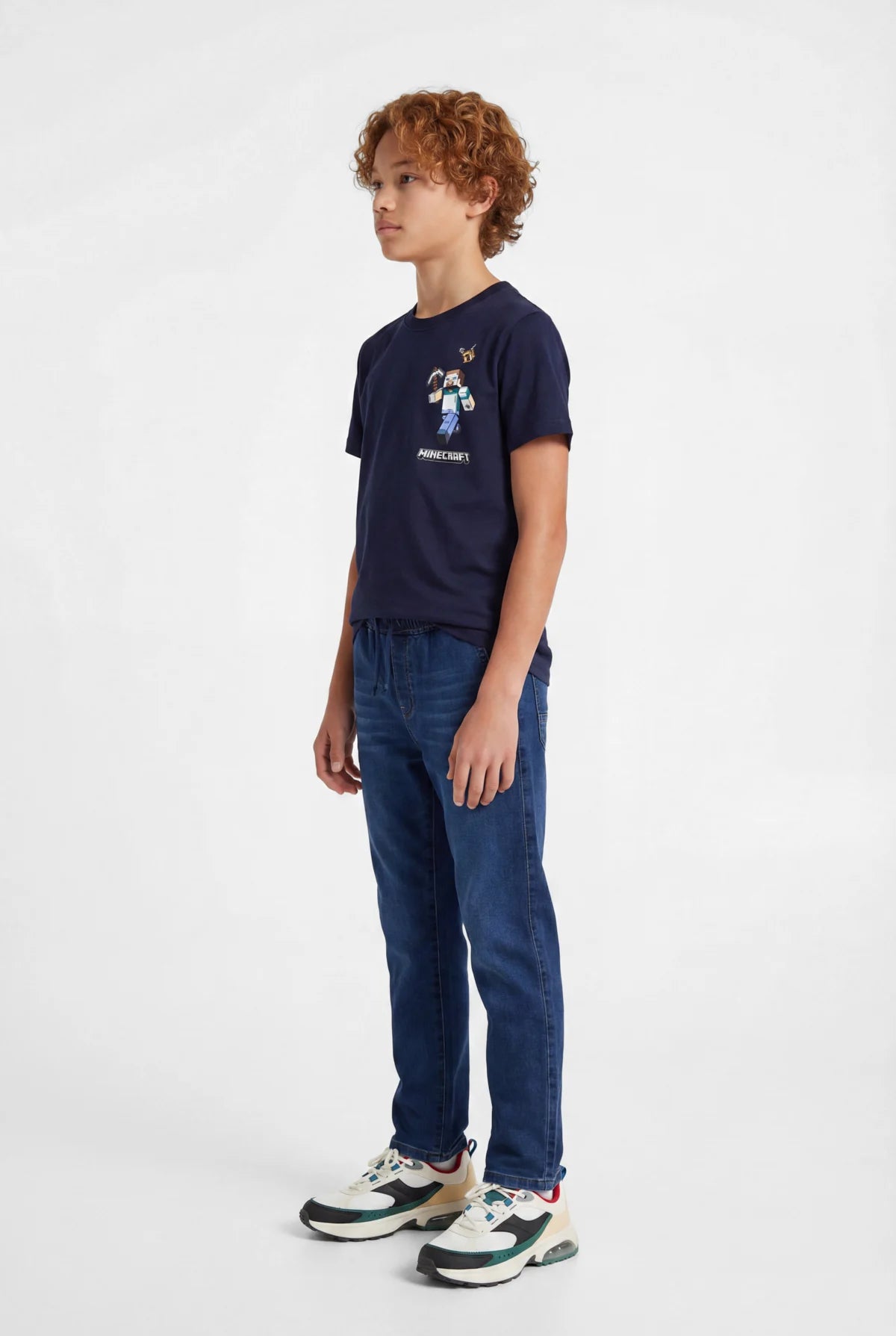 Boys' Cotton T-shirt with Print Detail