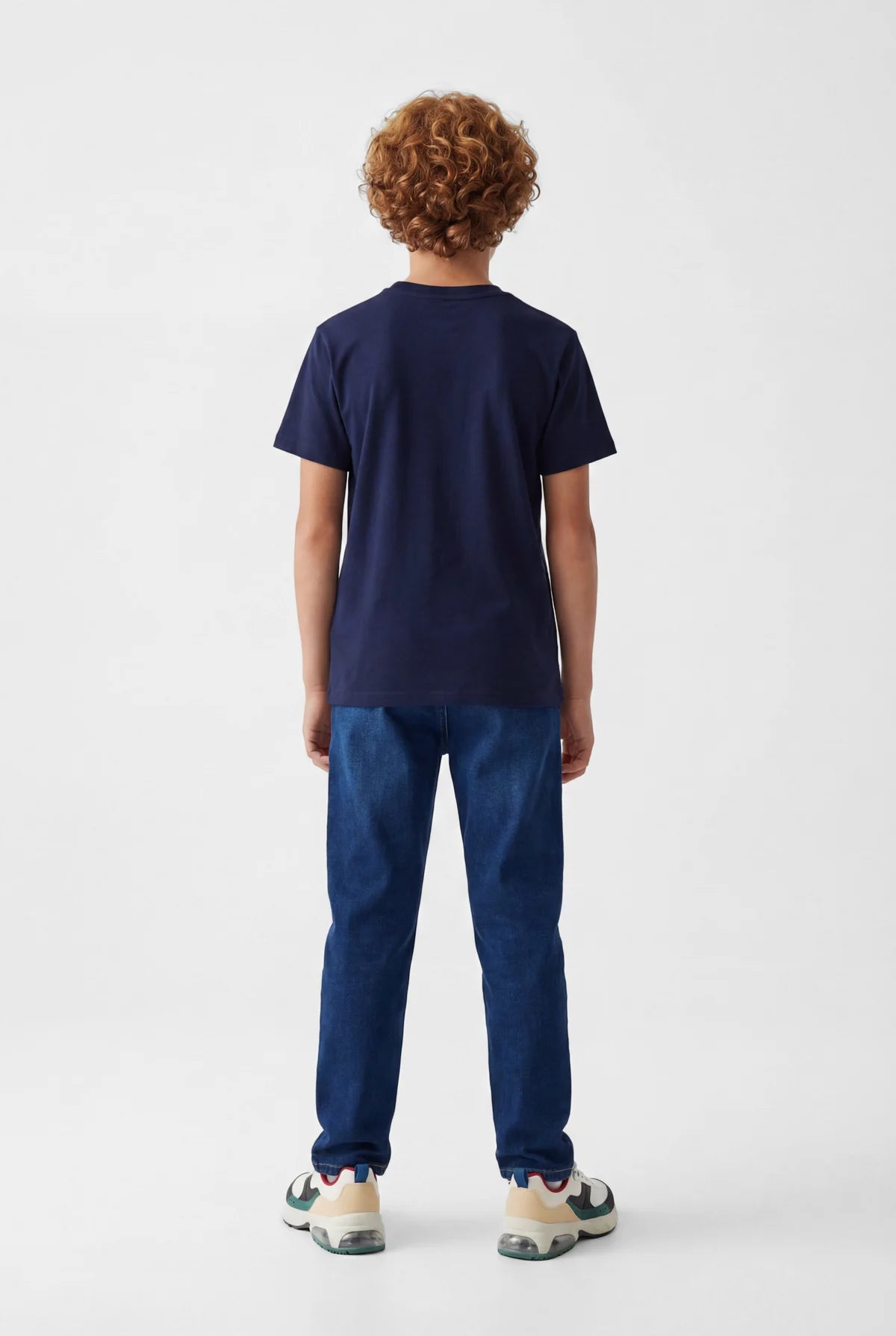 Boys' Cotton T-shirt with Print Detail
