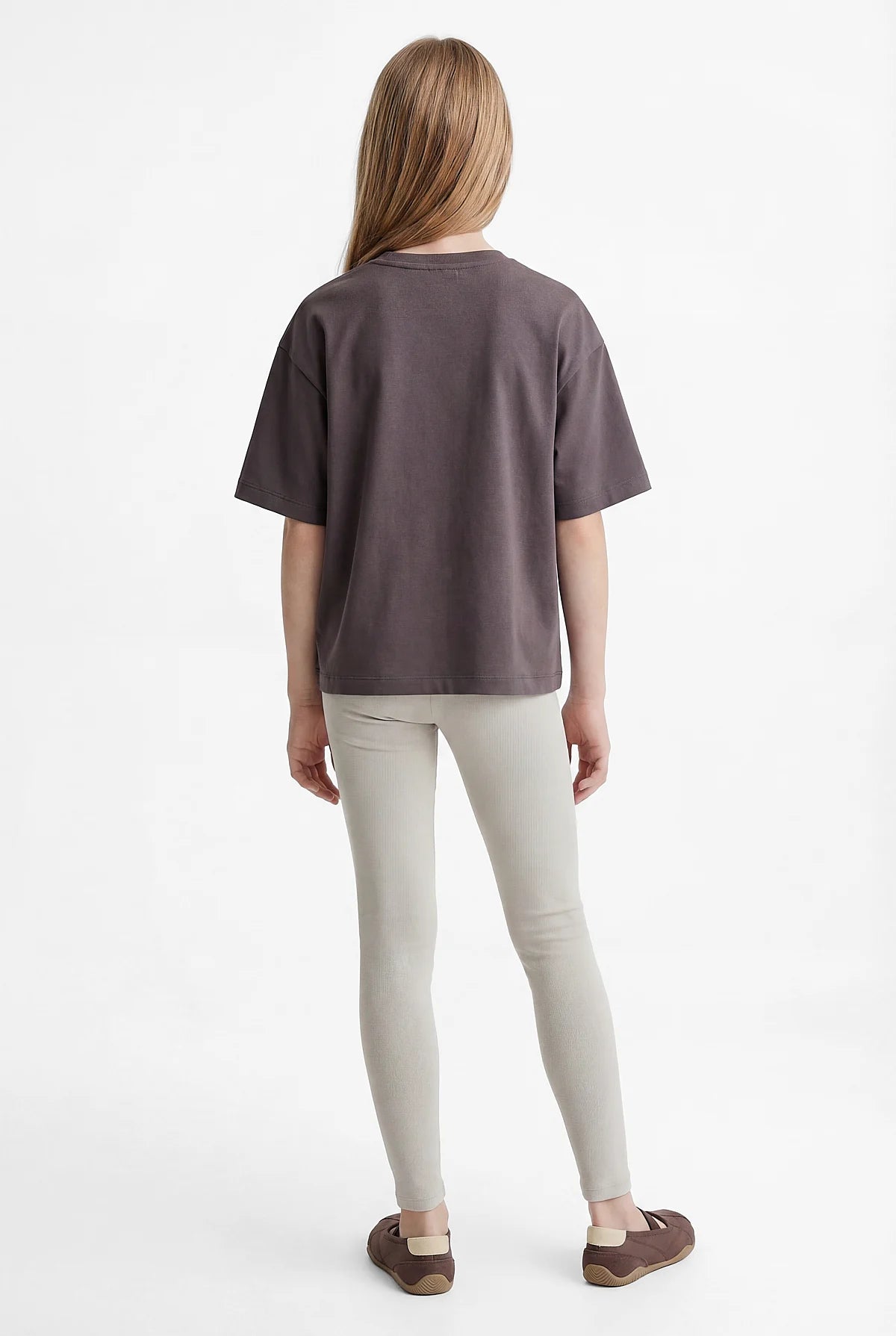 Girls' Striped Detail T-shirt