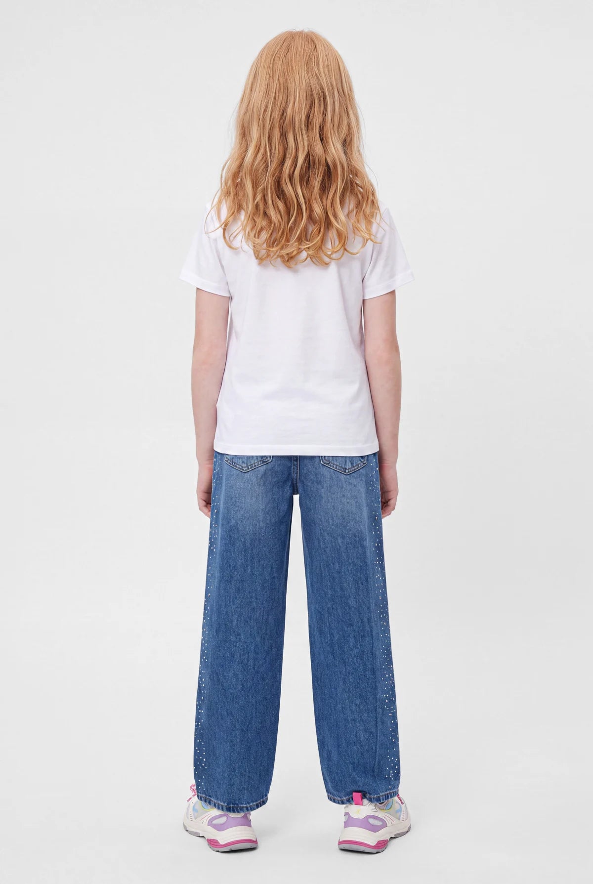 Girls' Crew Neck Printed T-Shirt
