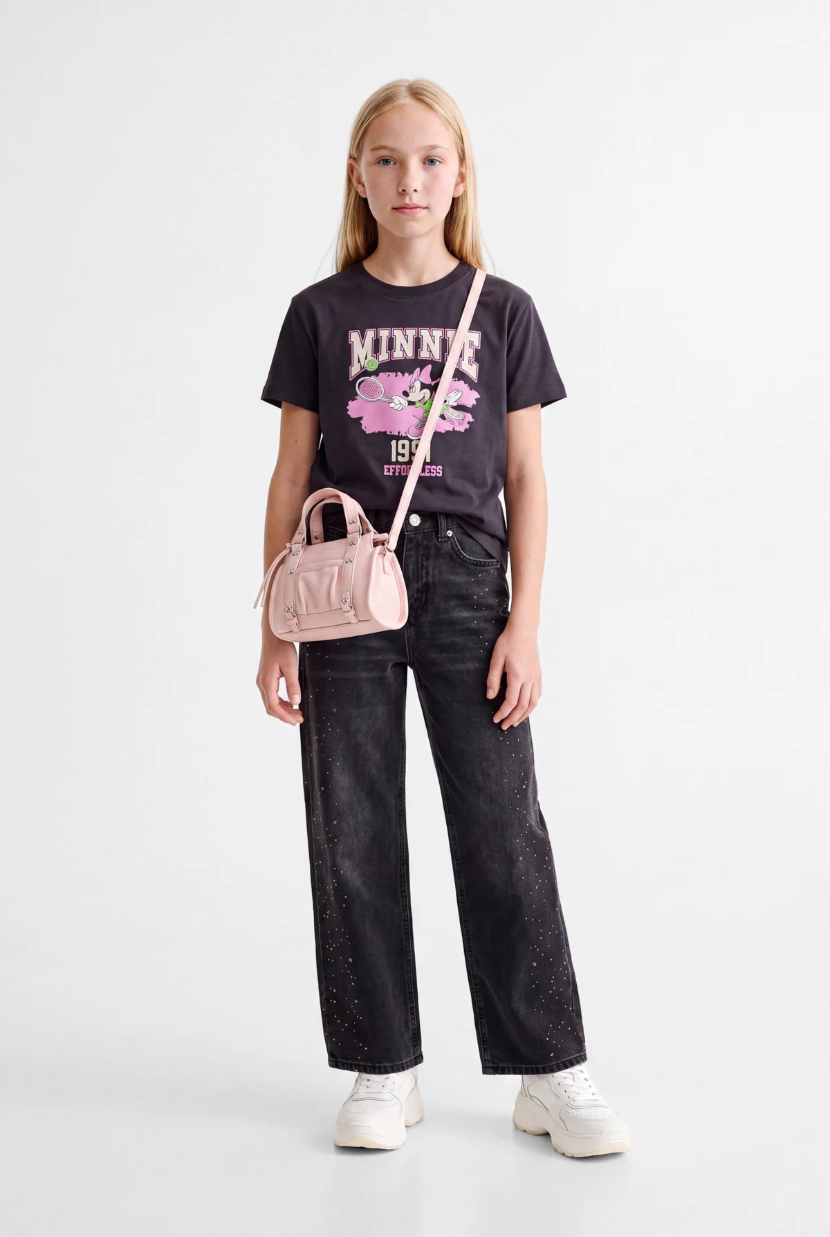 Girls' Crew Neck Printed T-Shirt