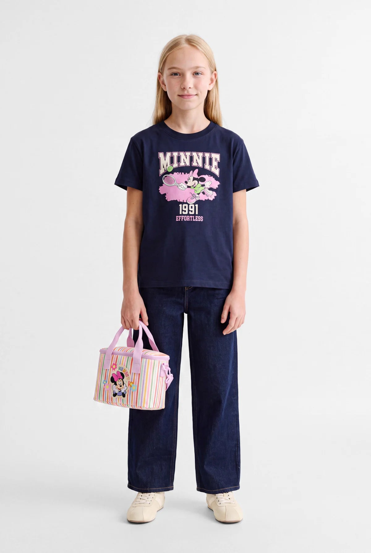 Girls' Crew Neck Printed T-Shirt