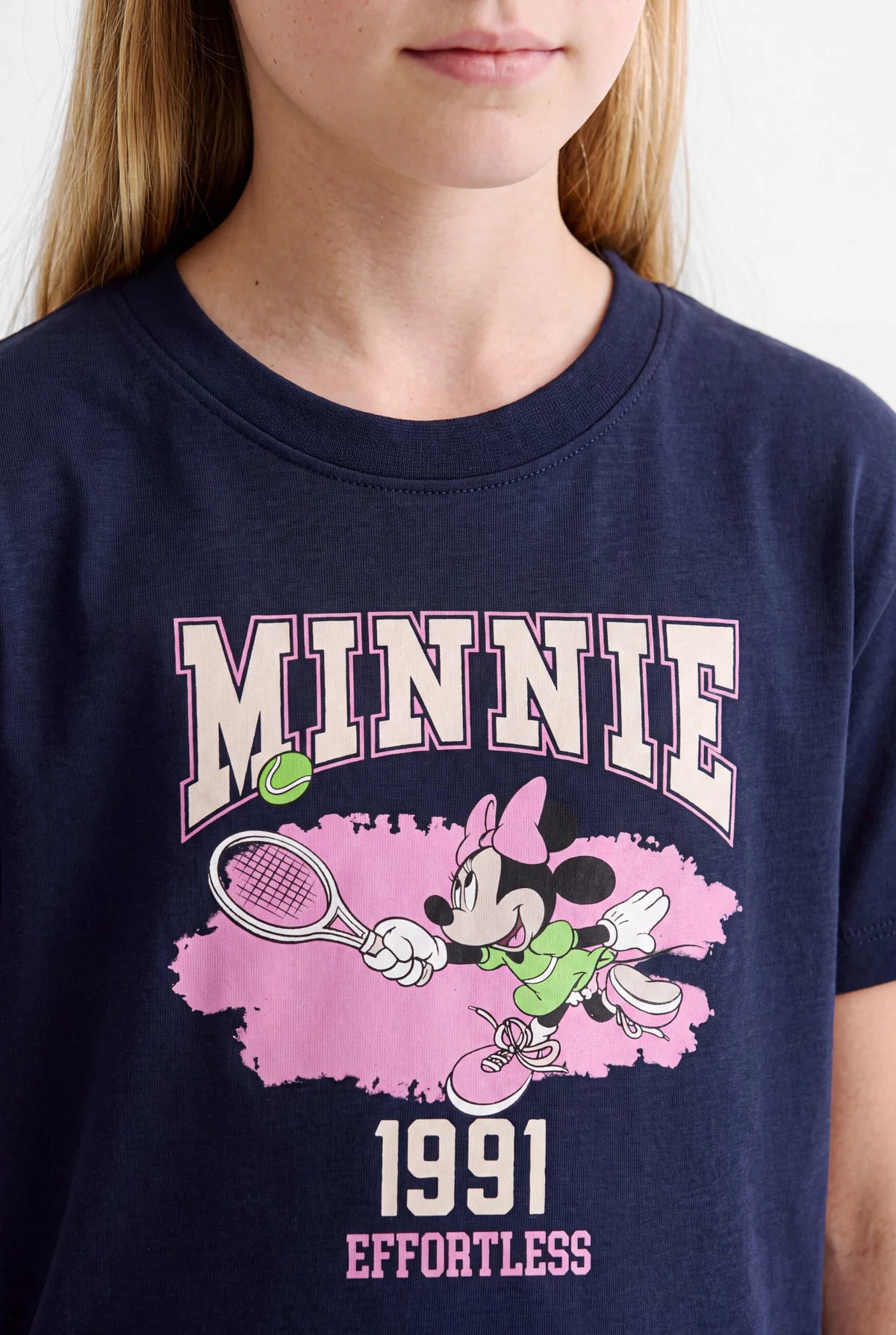 Girls' Crew Neck Printed T-Shirt