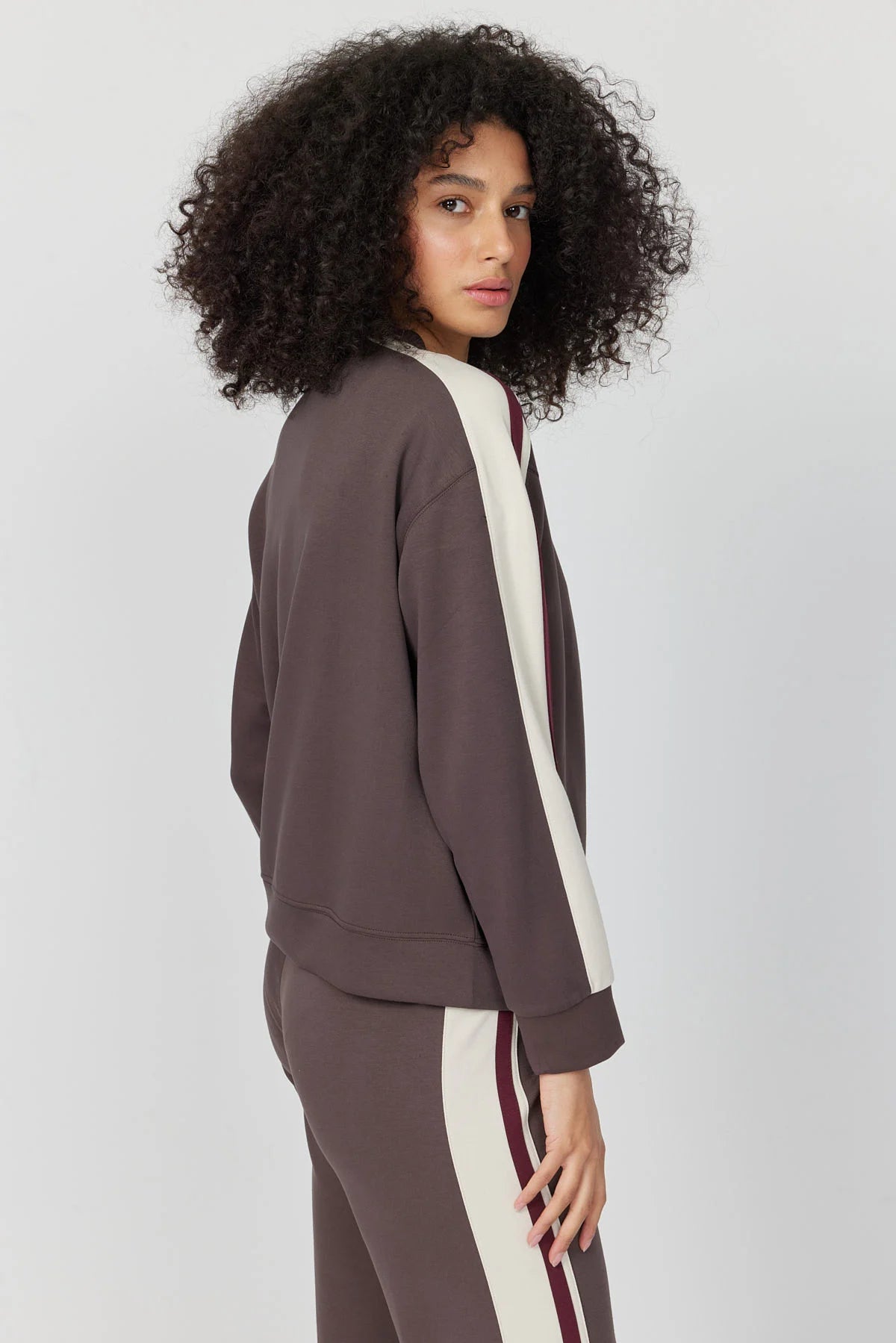 Women's Mandarin Collar Sweatshirt