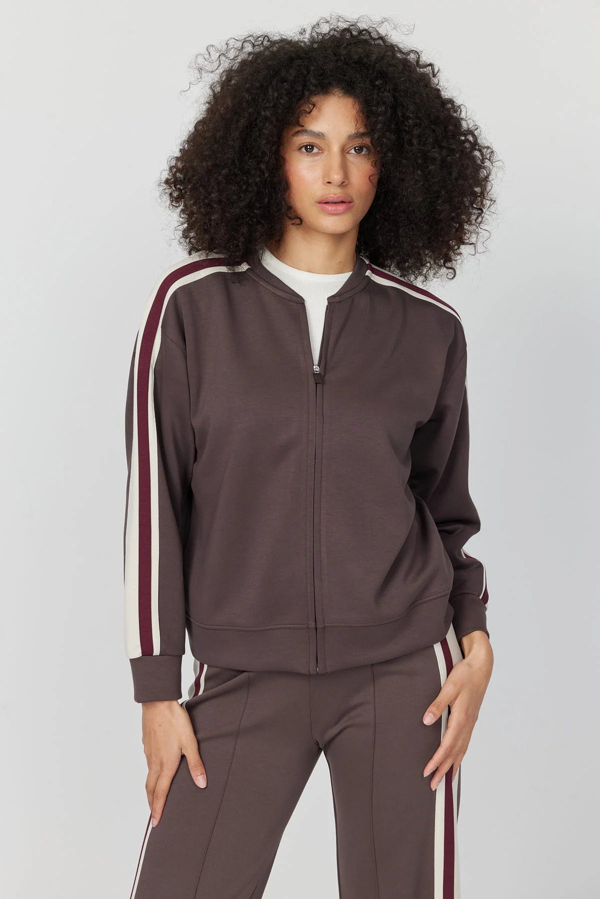 Women's Mandarin Collar Sweatshirt
