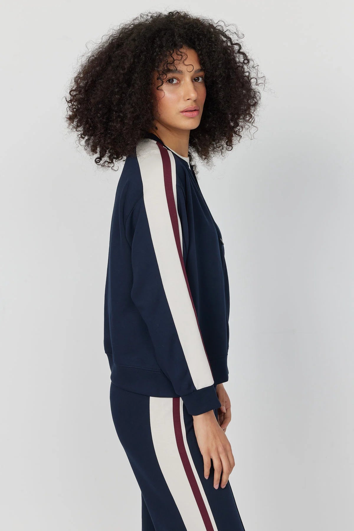 Women's Mandarin Collar Sweatshirt