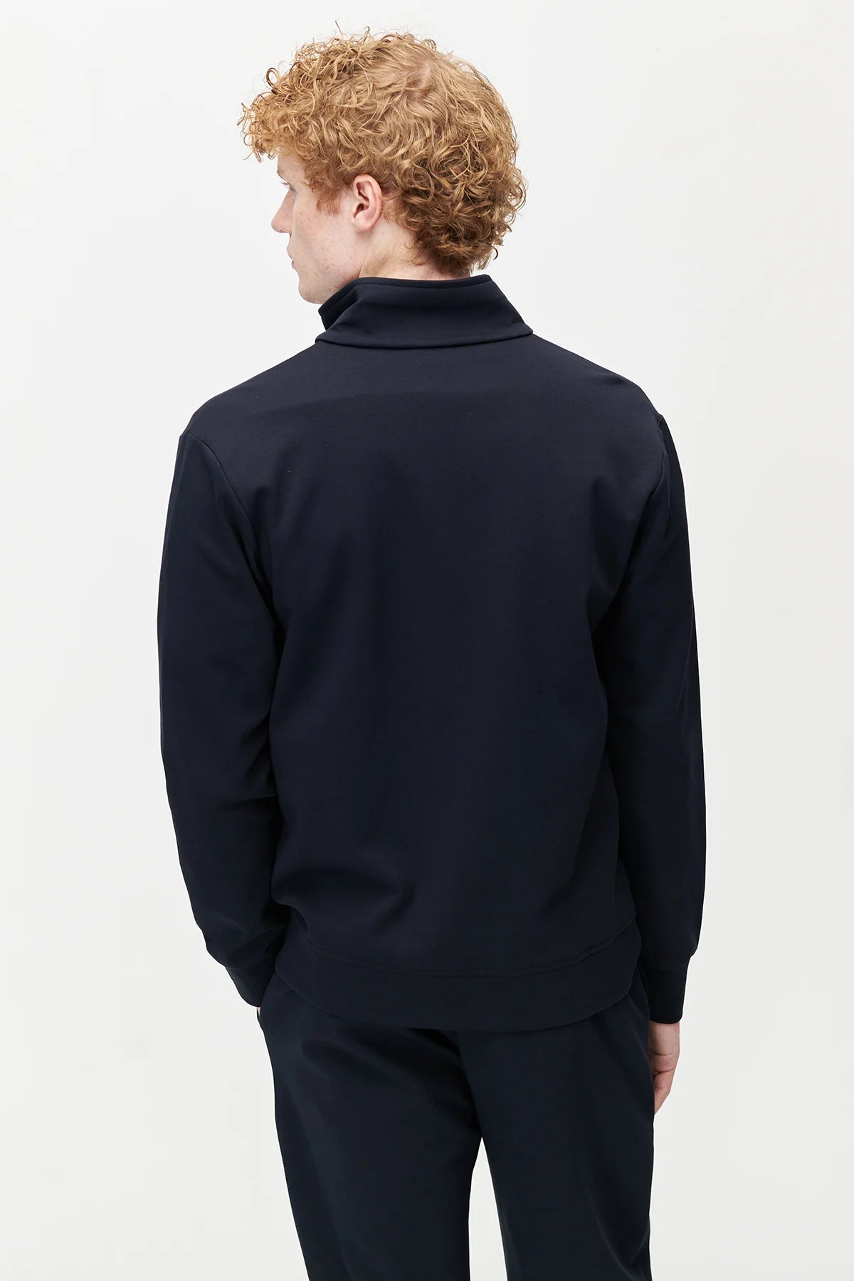 Men's Stand-Up Collar Zip-Up Sweatshirt