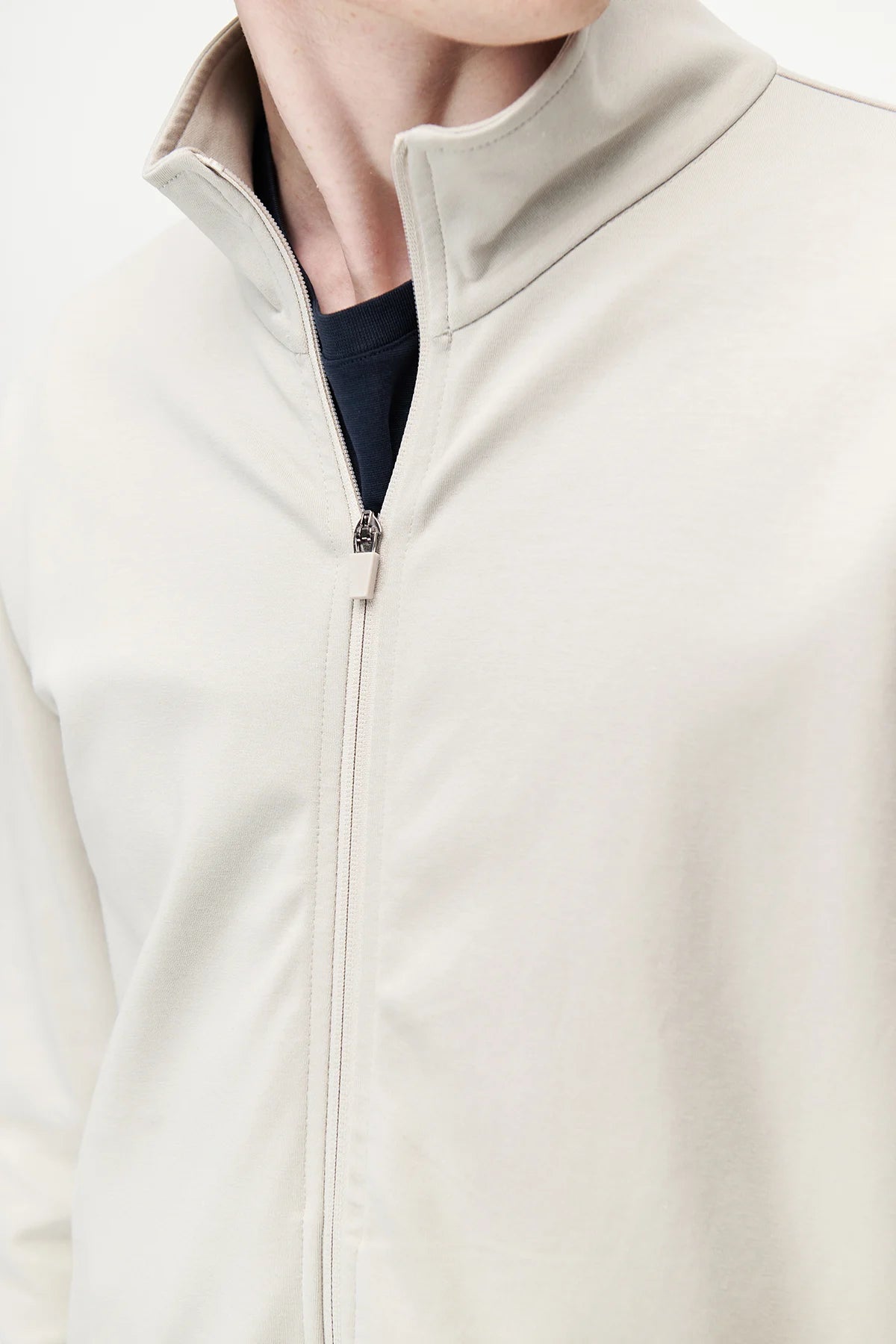 Men's Stand-Up Collar Zip-Up Sweatshirt