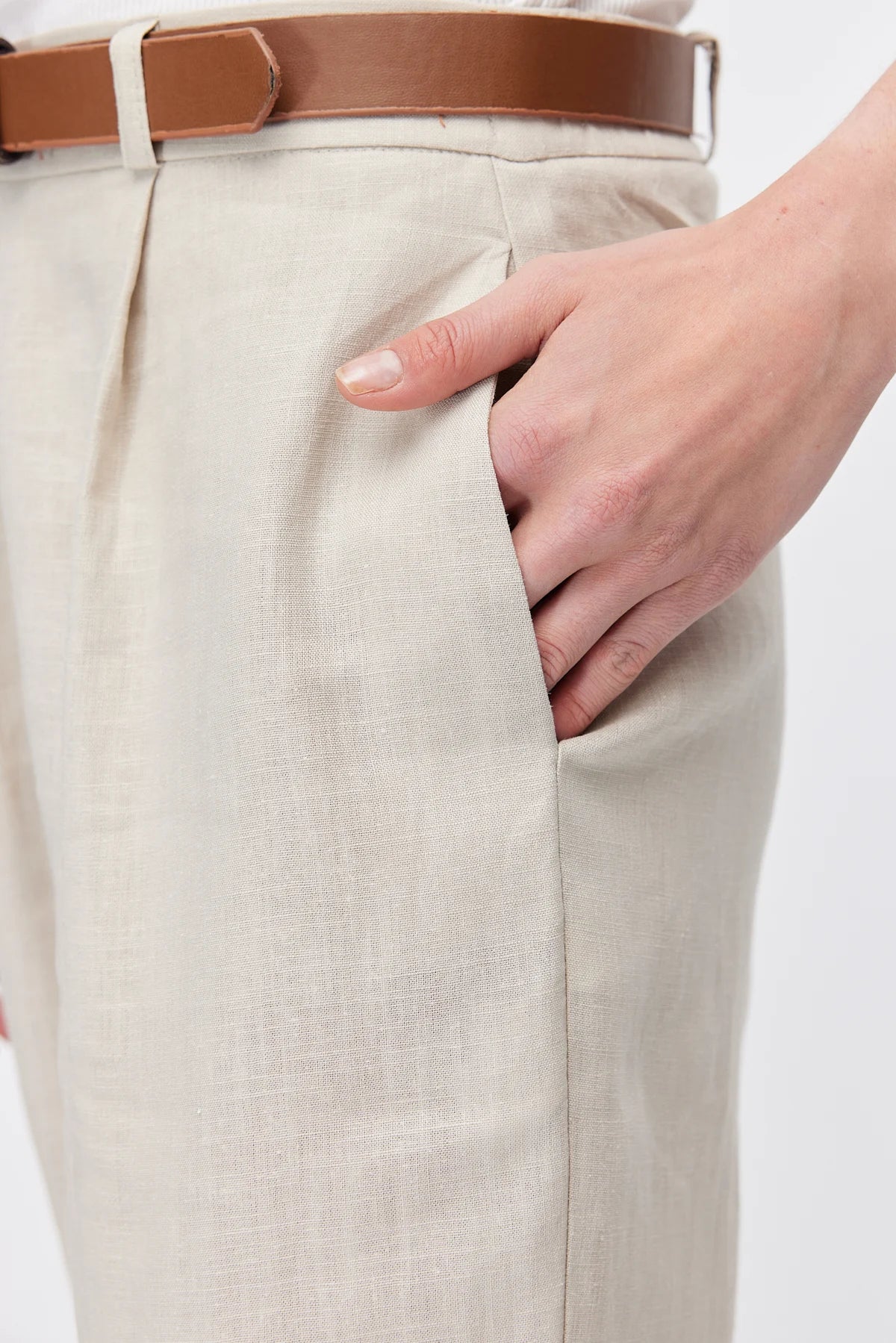 Women's Pleated Trousers
