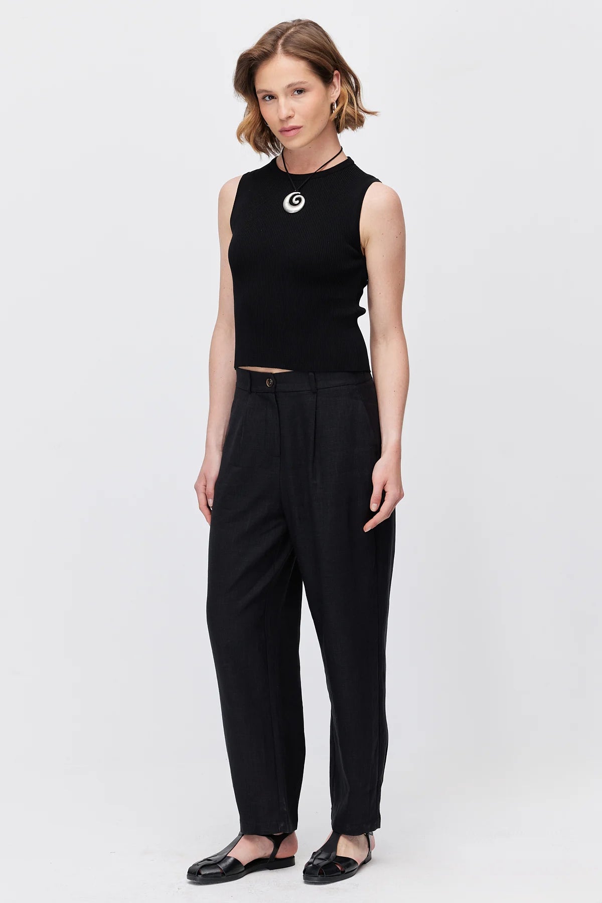 Women's Pleated Trousers