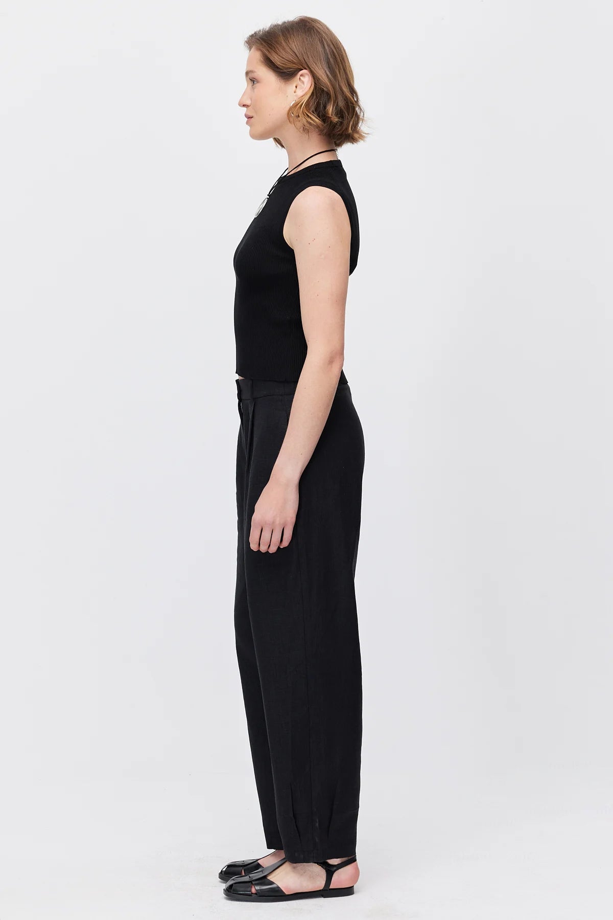 Women's Pleated Trousers