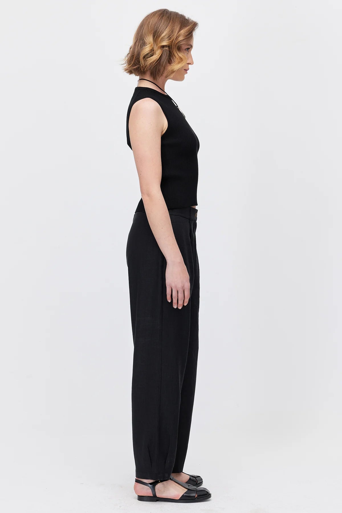 Women's Pleated Trousers