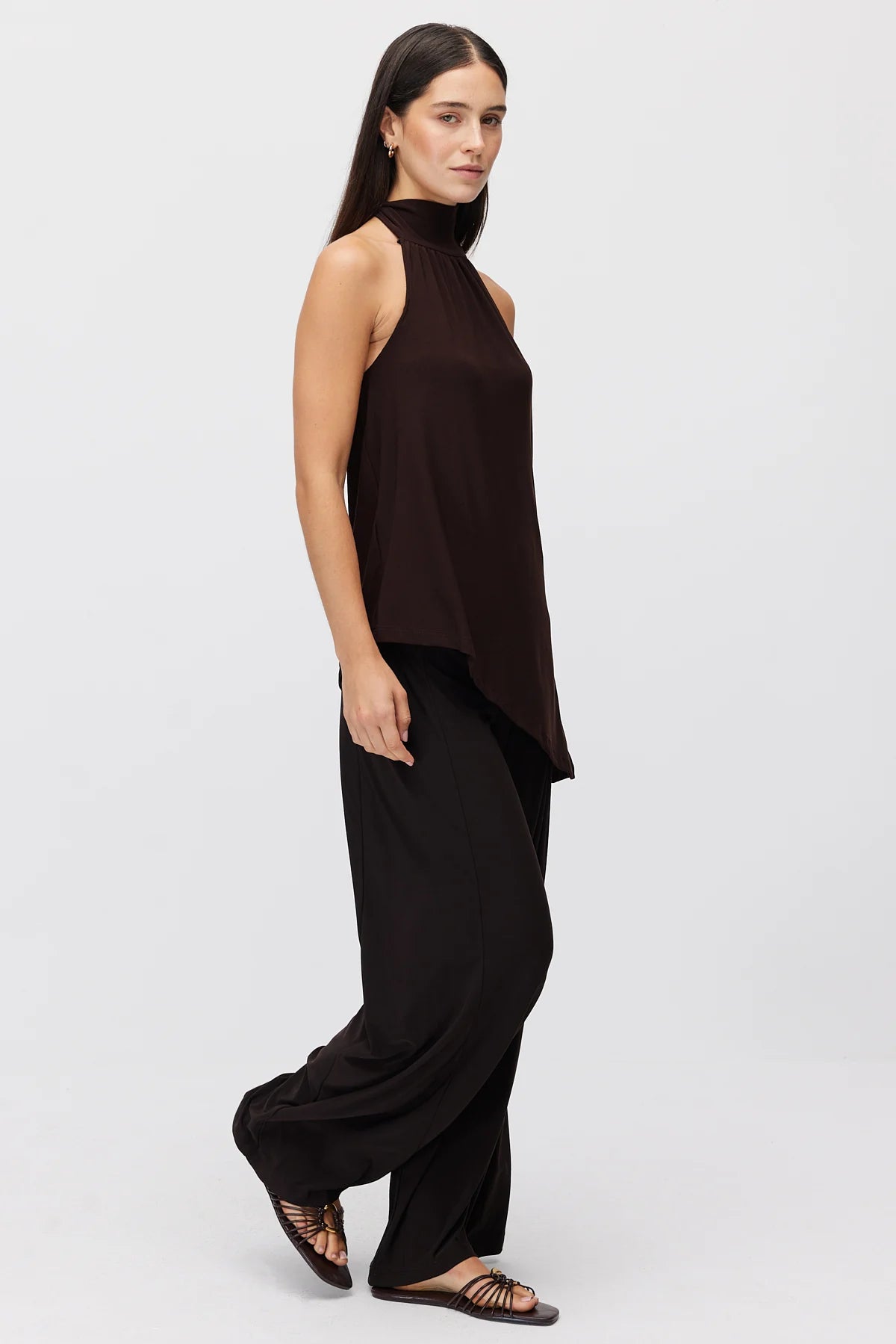 Women's Wide Leg Relaxed Fit Trousers